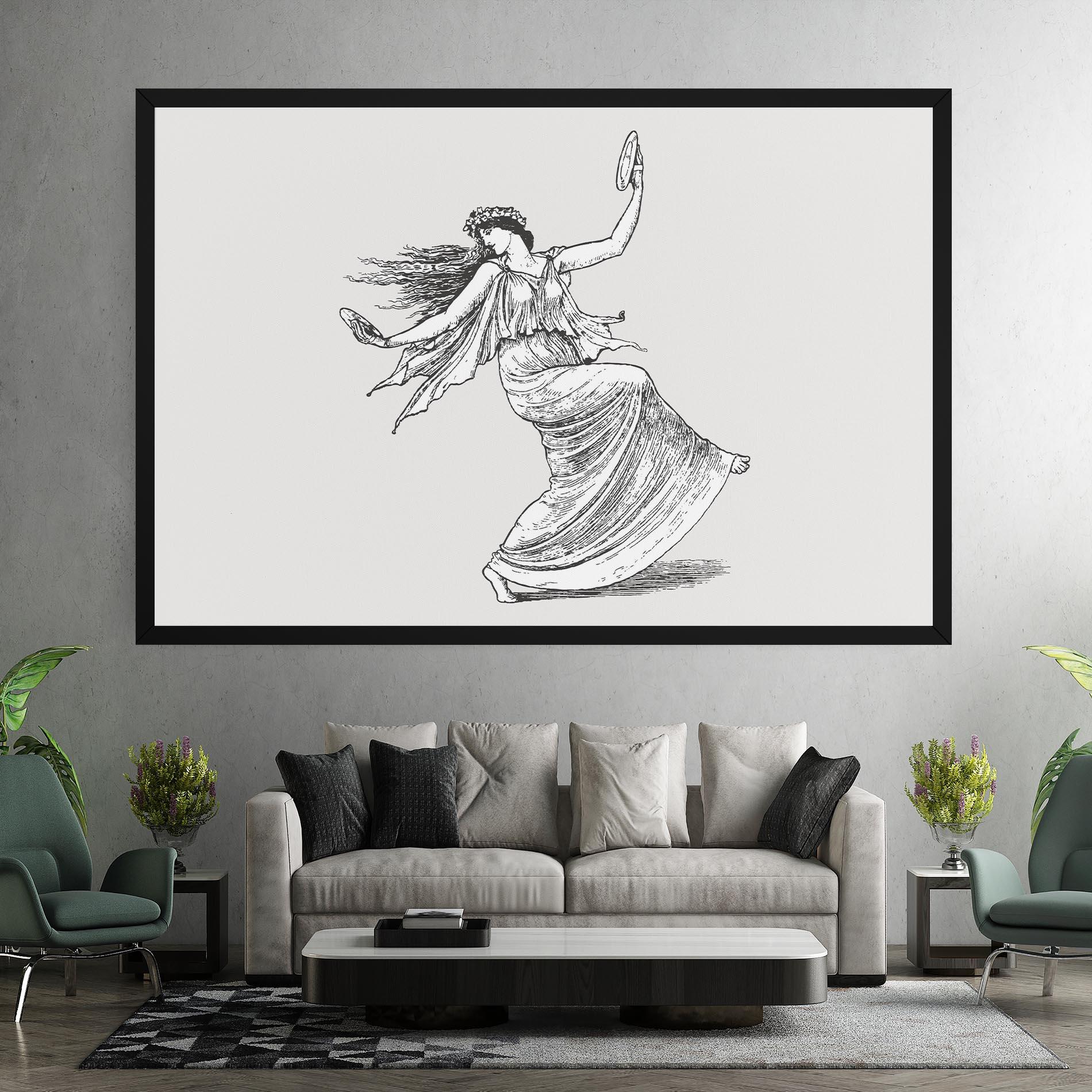 Leinwandbild Vintage Dance mockup 7