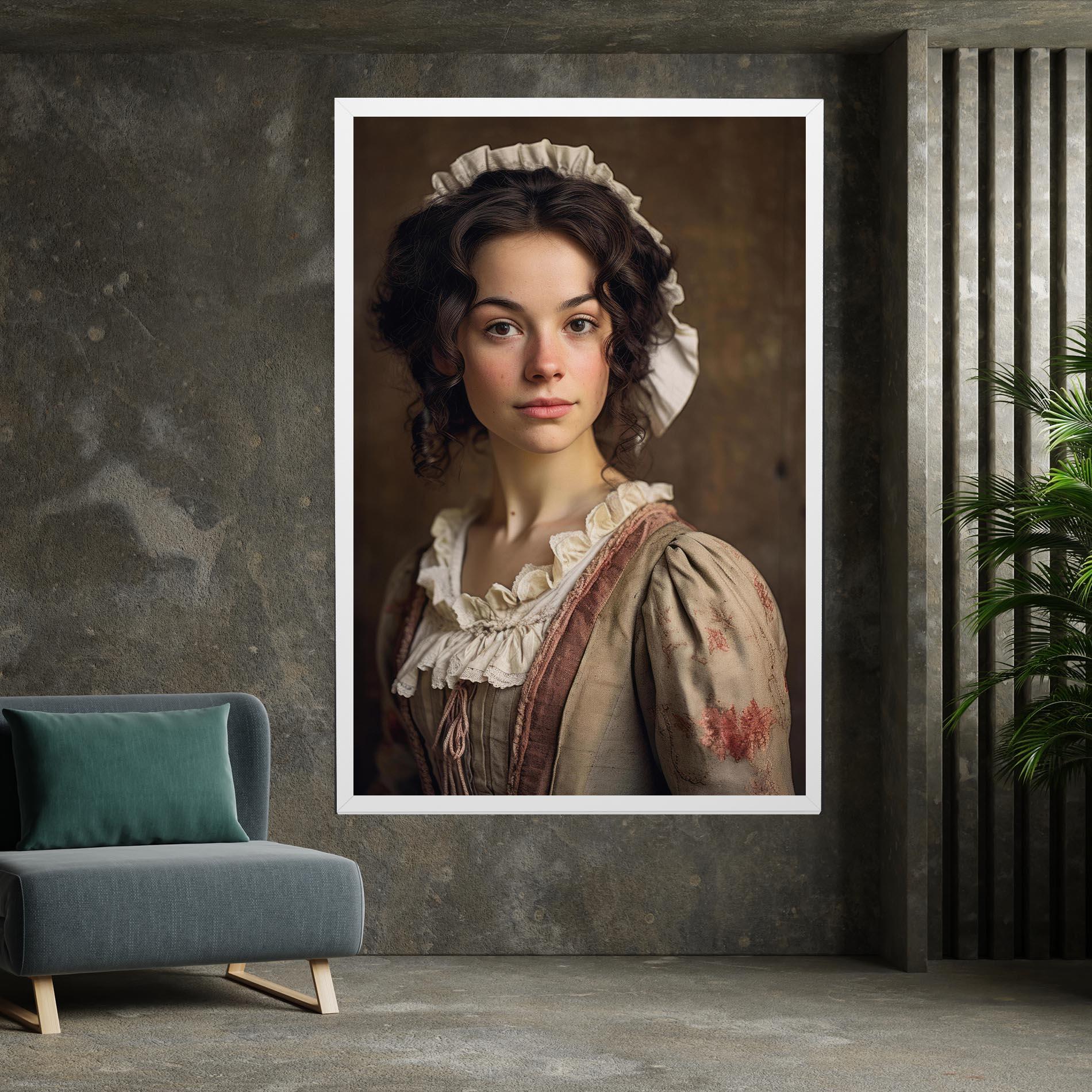 Leinwandbild Light Green Dress mockup 7