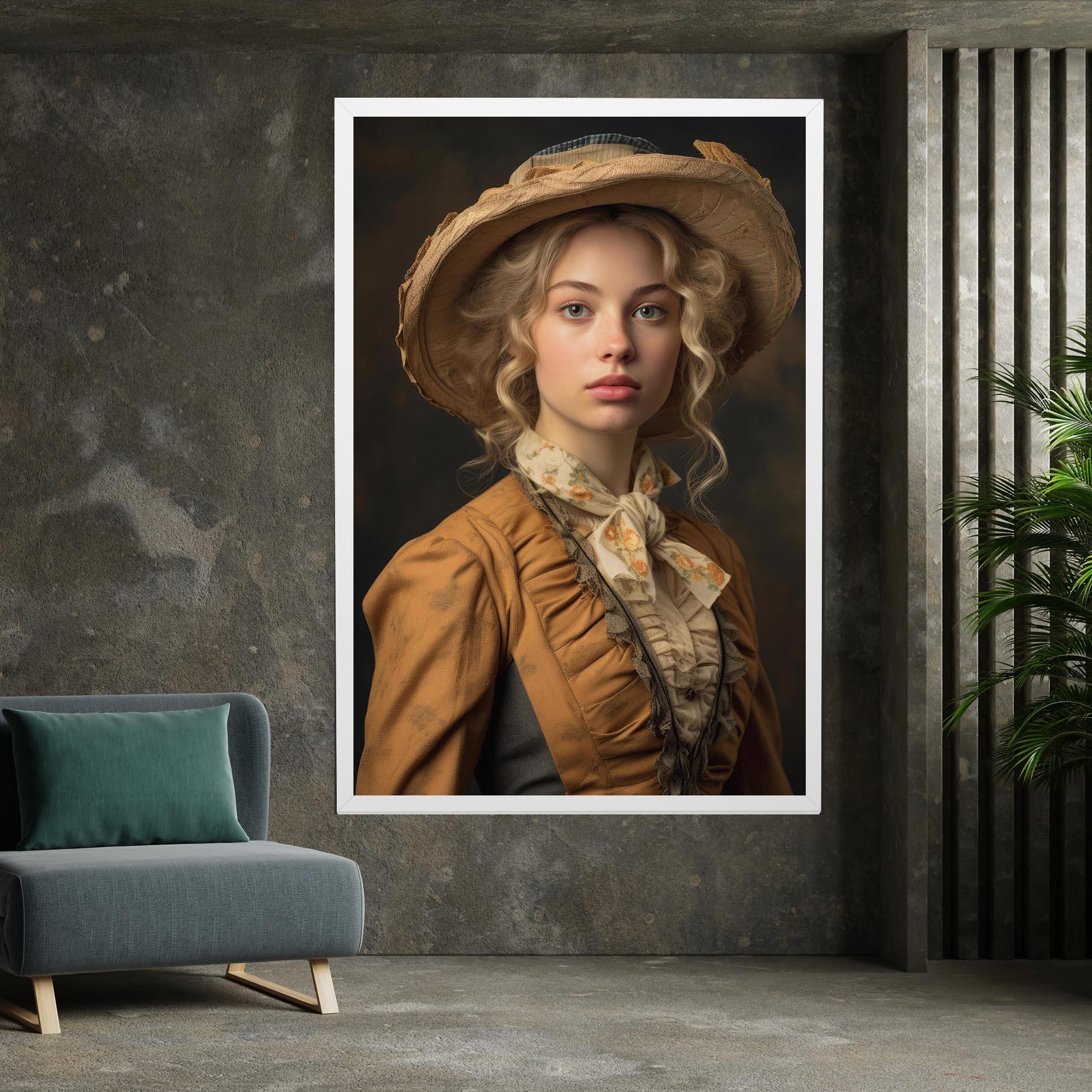 Leinwandbild Pretty Vintage Blonde mockup 7