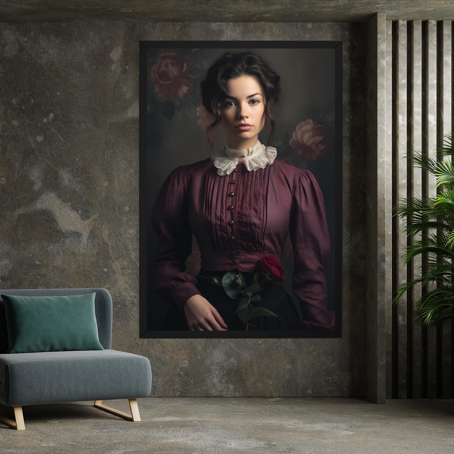 Holding Vintage Rose mockup 7