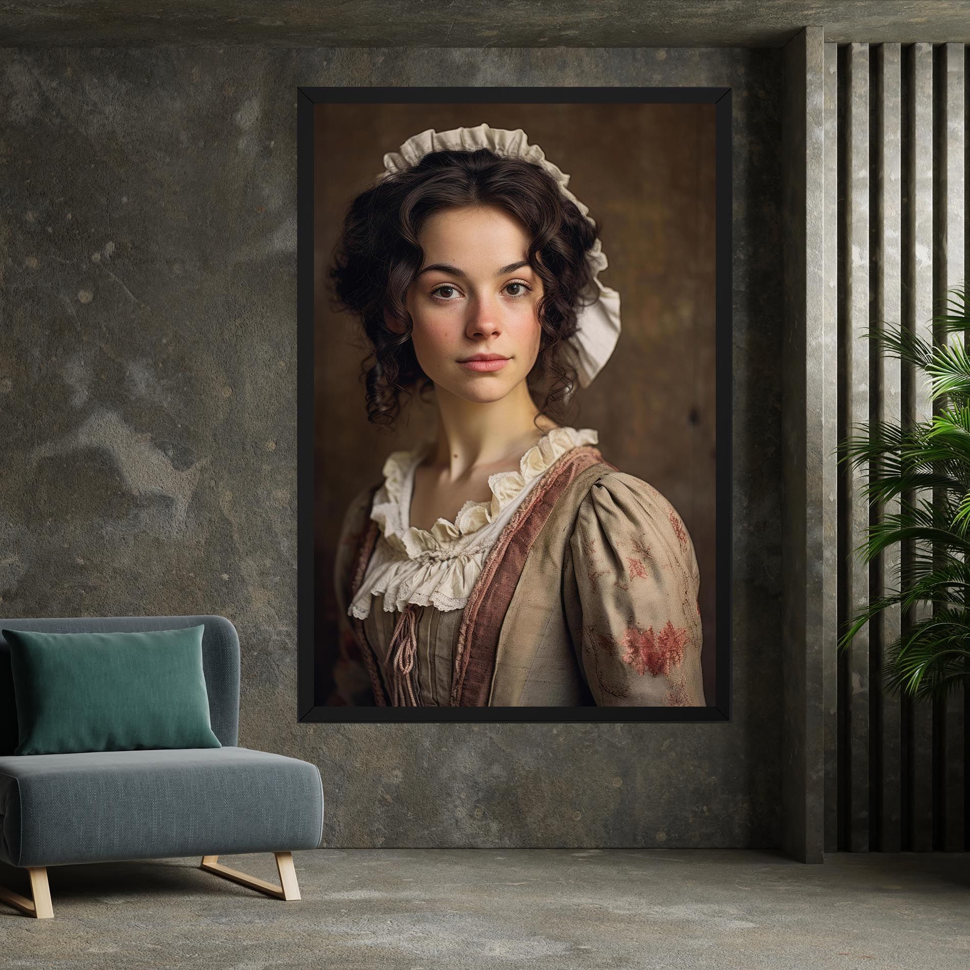 Light Green Dress mockup 7