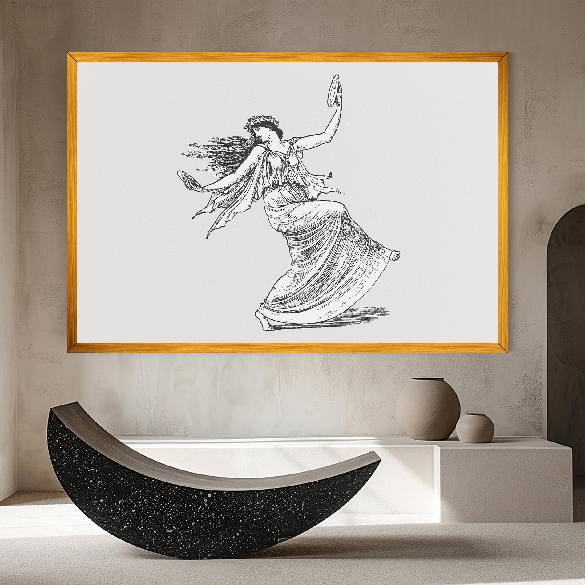 Leinwandbild Vintage Dance mockup 8