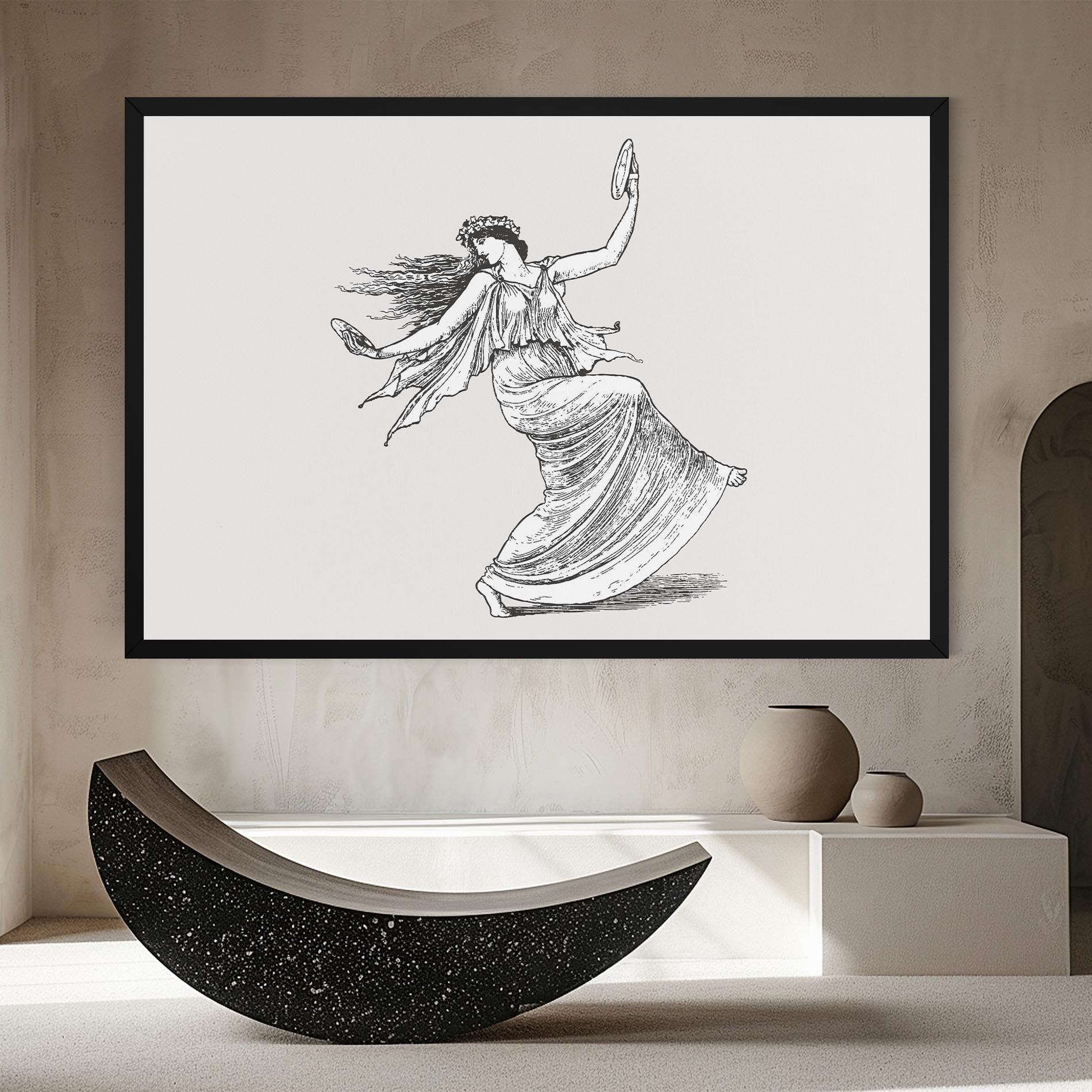 Leinwandbild Vintage Dance mockup 8