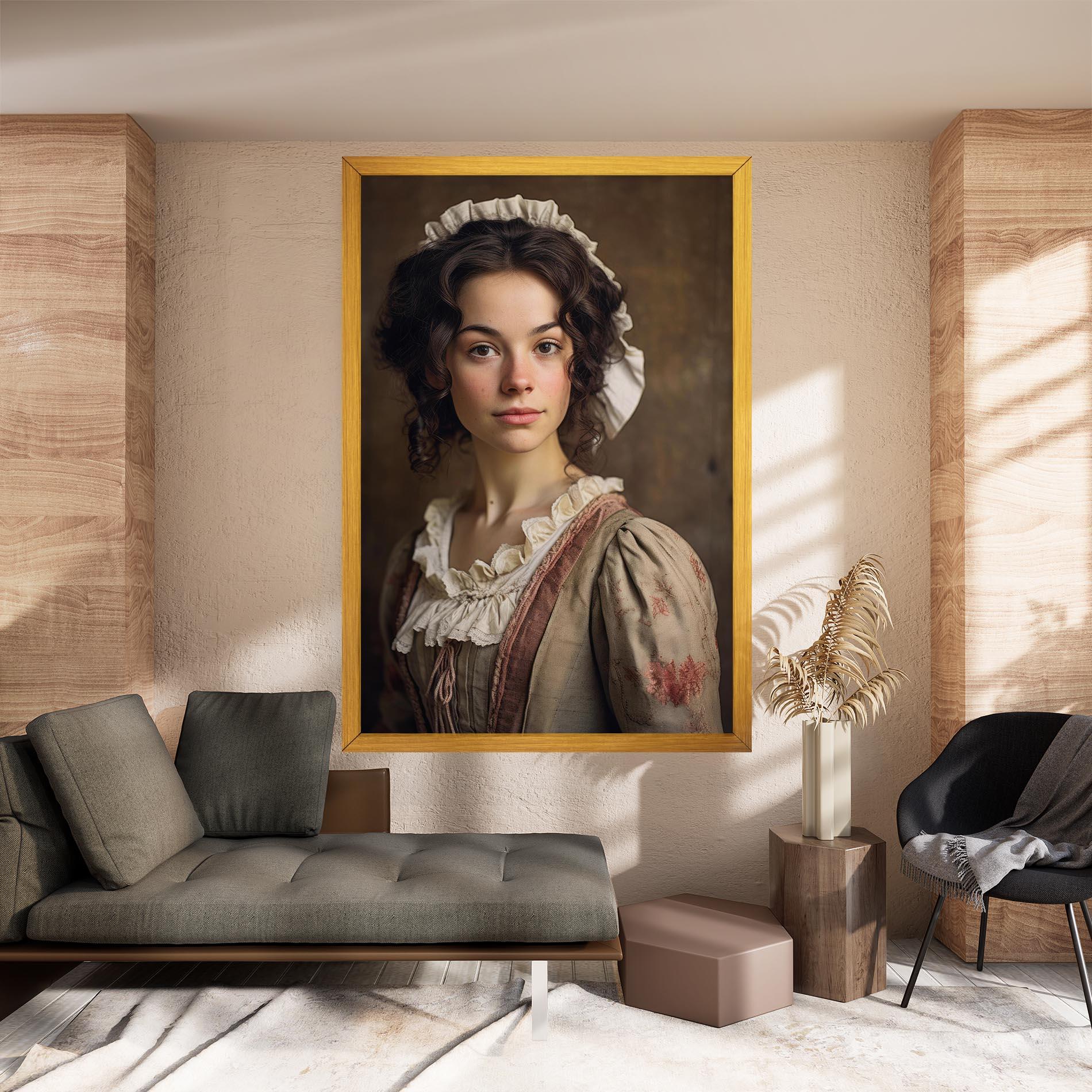 Leinwandbild Light Green Dress mockup 8