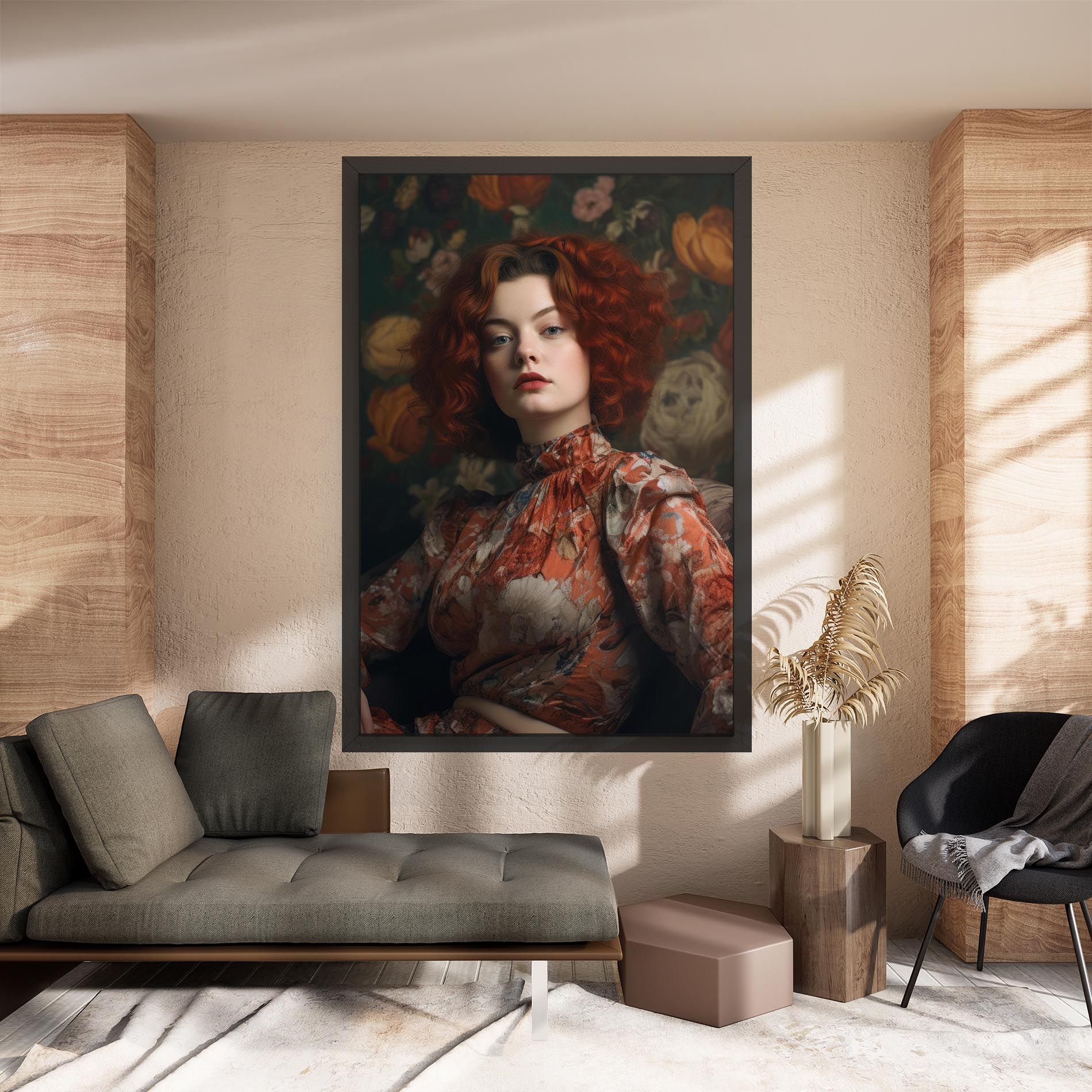 Red Vintage Hair mockup 8