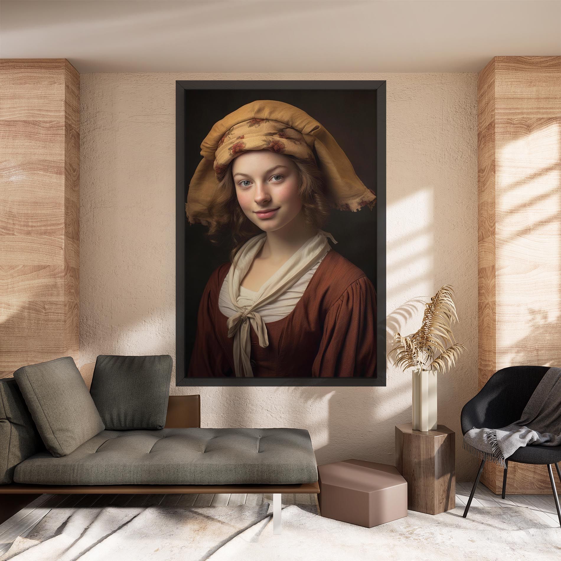 Young Vintage Woman mockup 8