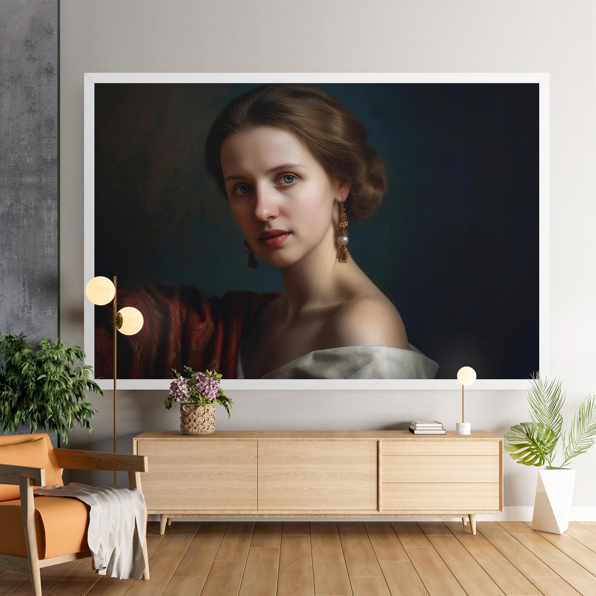 Leinwandbild Classical Painting mockup 9