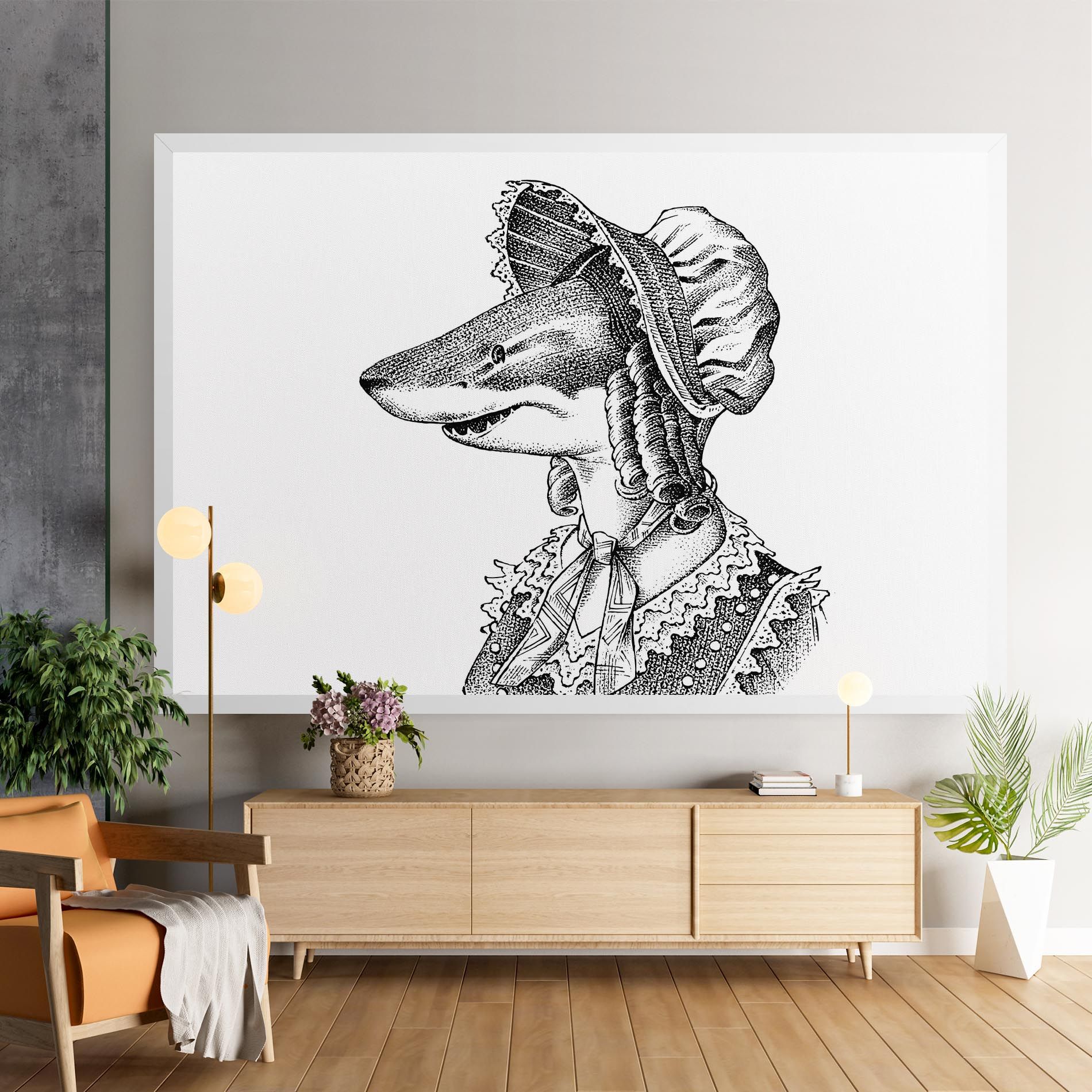 Vintage Shark mockup 9