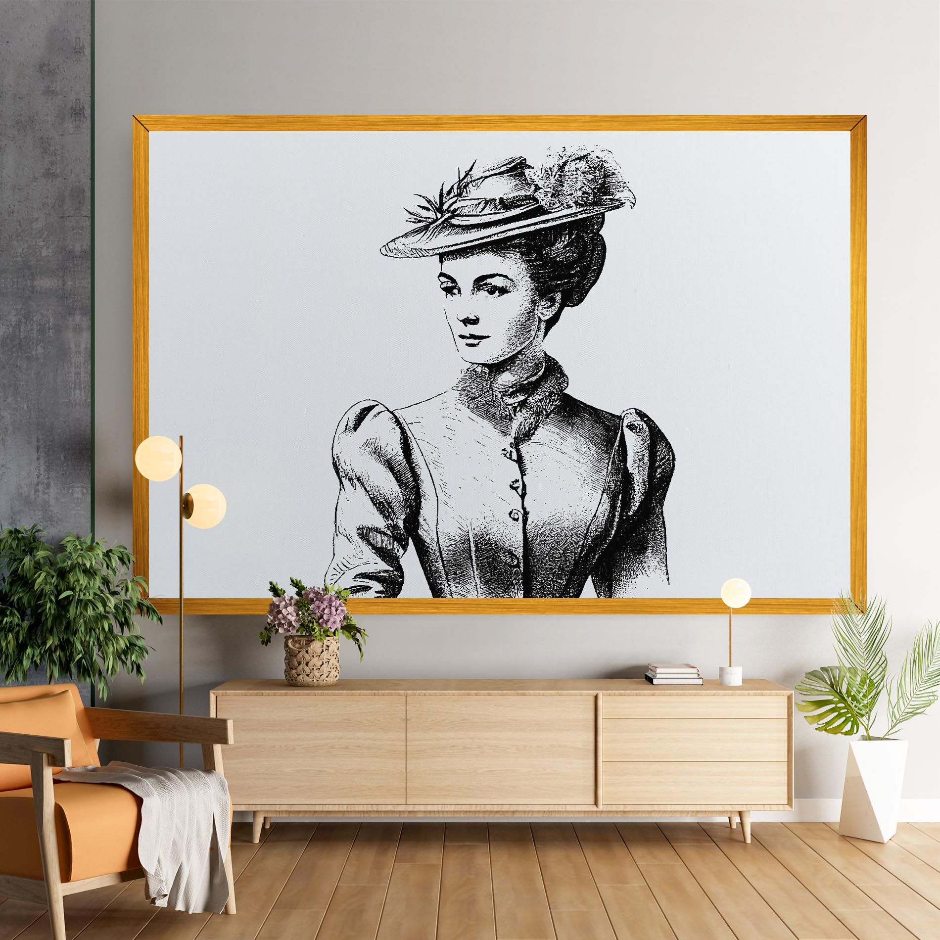 Noble Lady Hat mockup 9