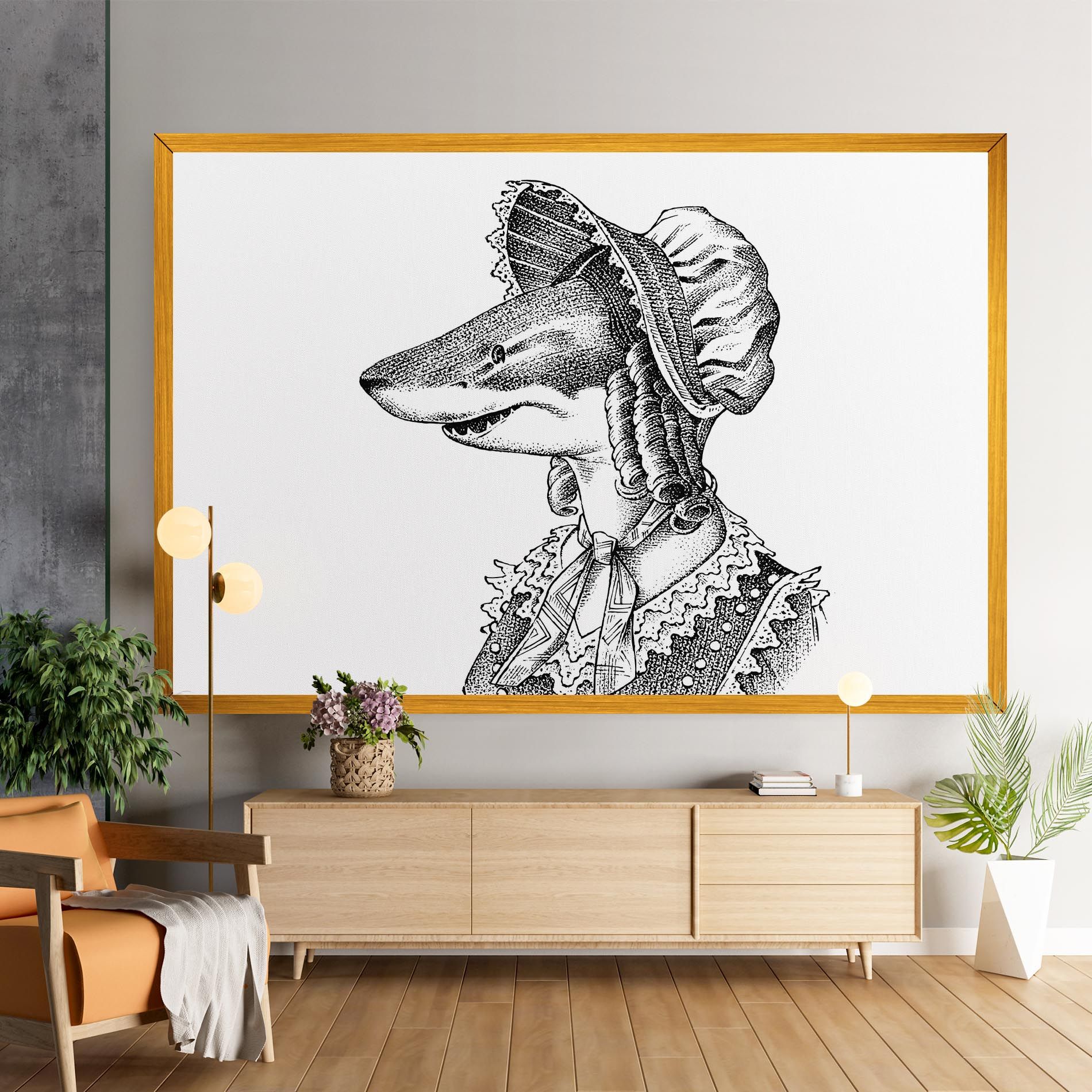 Vintage Shark mockup 9