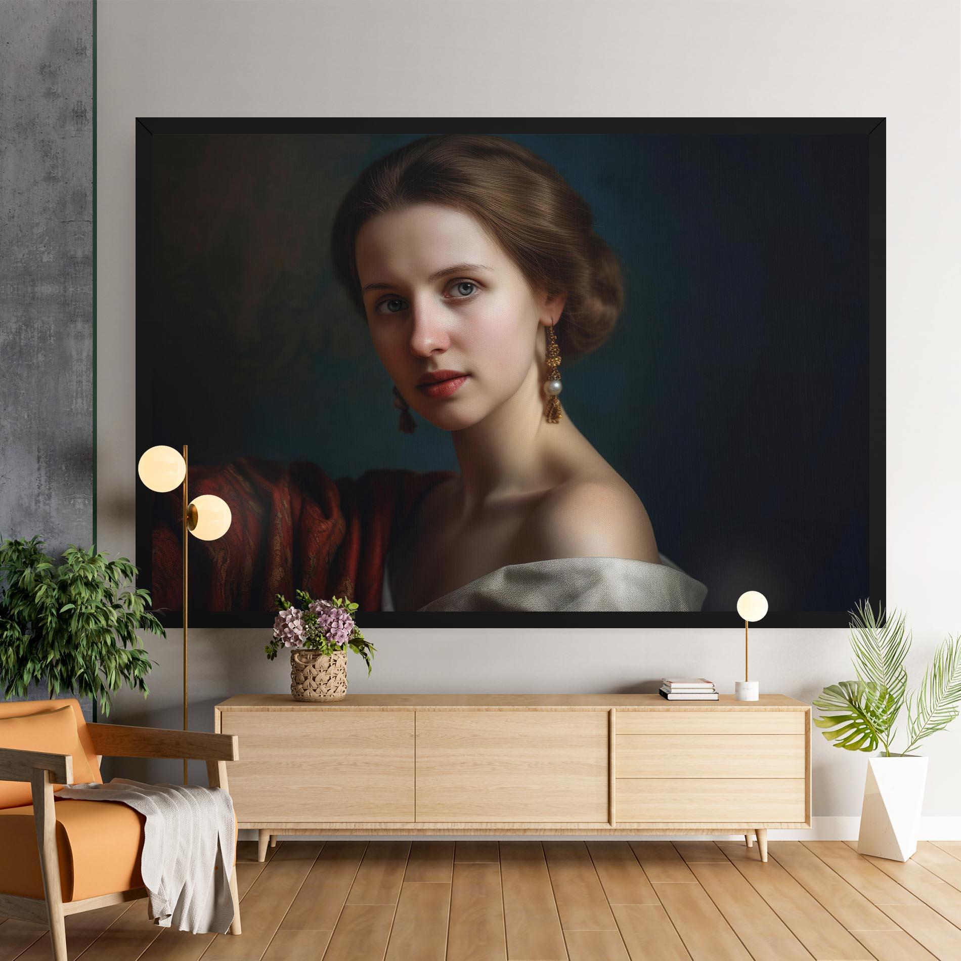 Leinwandbild Classical Painting mockup 9