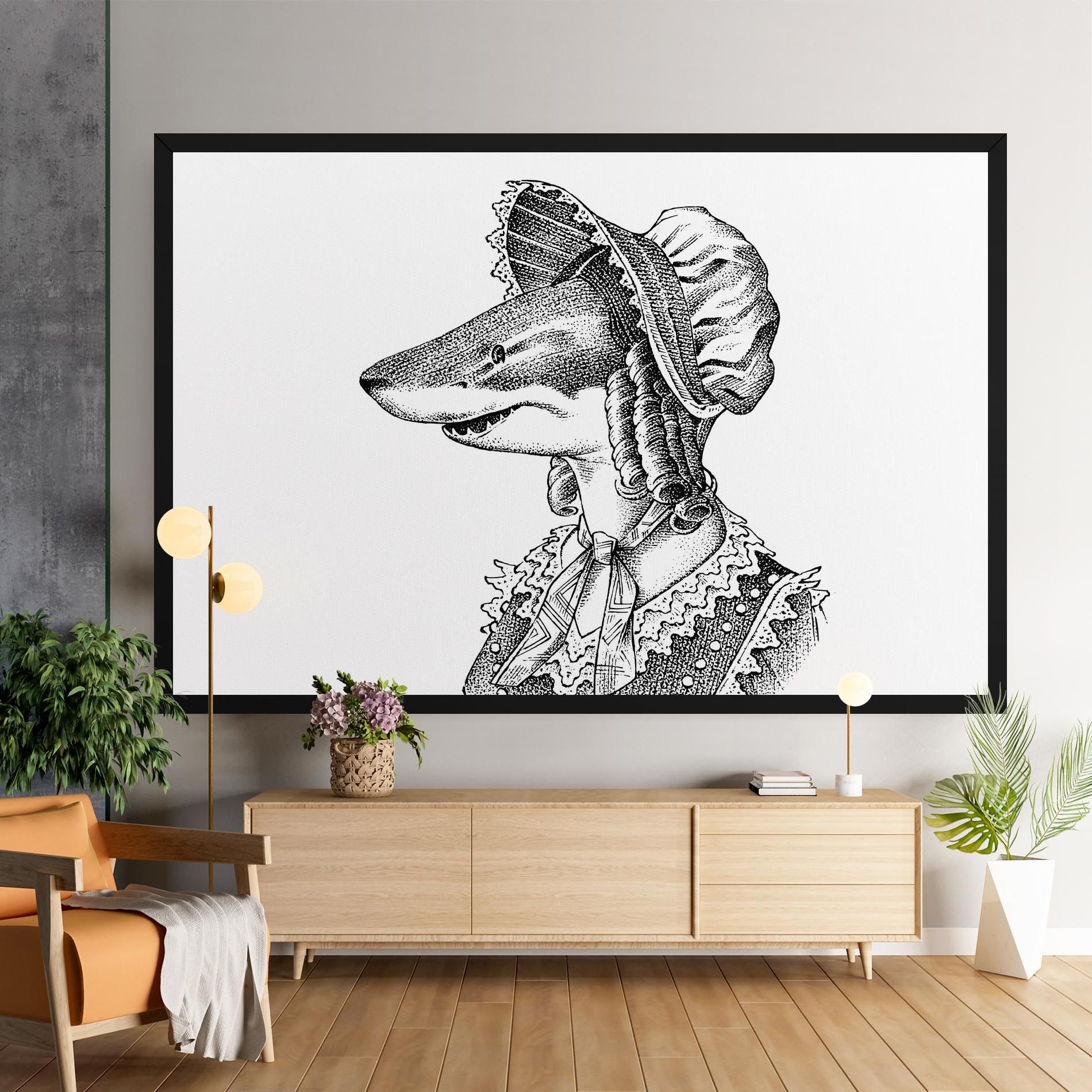 Vintage Shark mockup 9