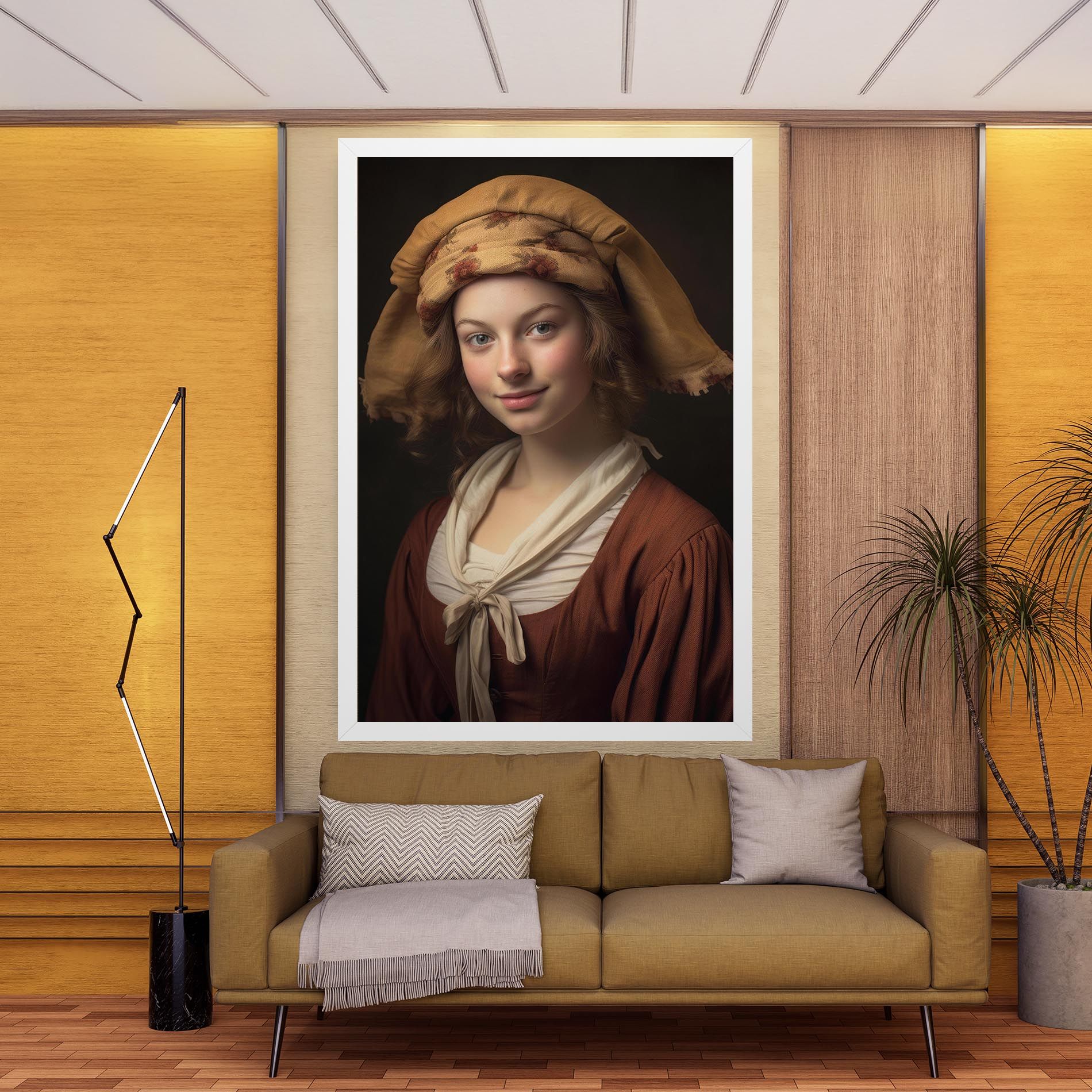 Young Vintage Woman mockup 9