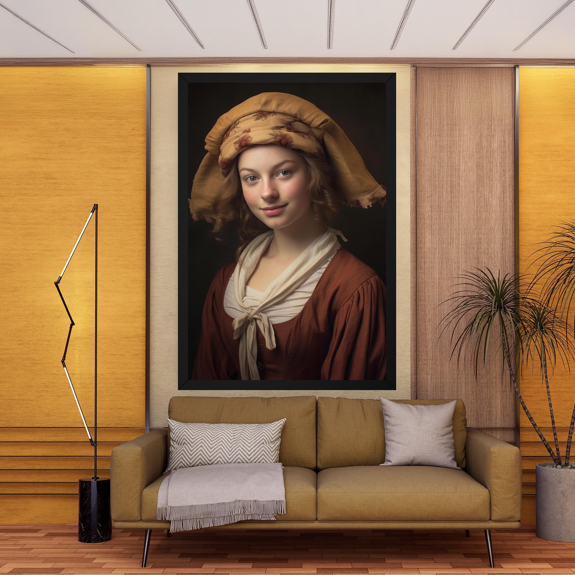 Young Vintage Woman mockup 9