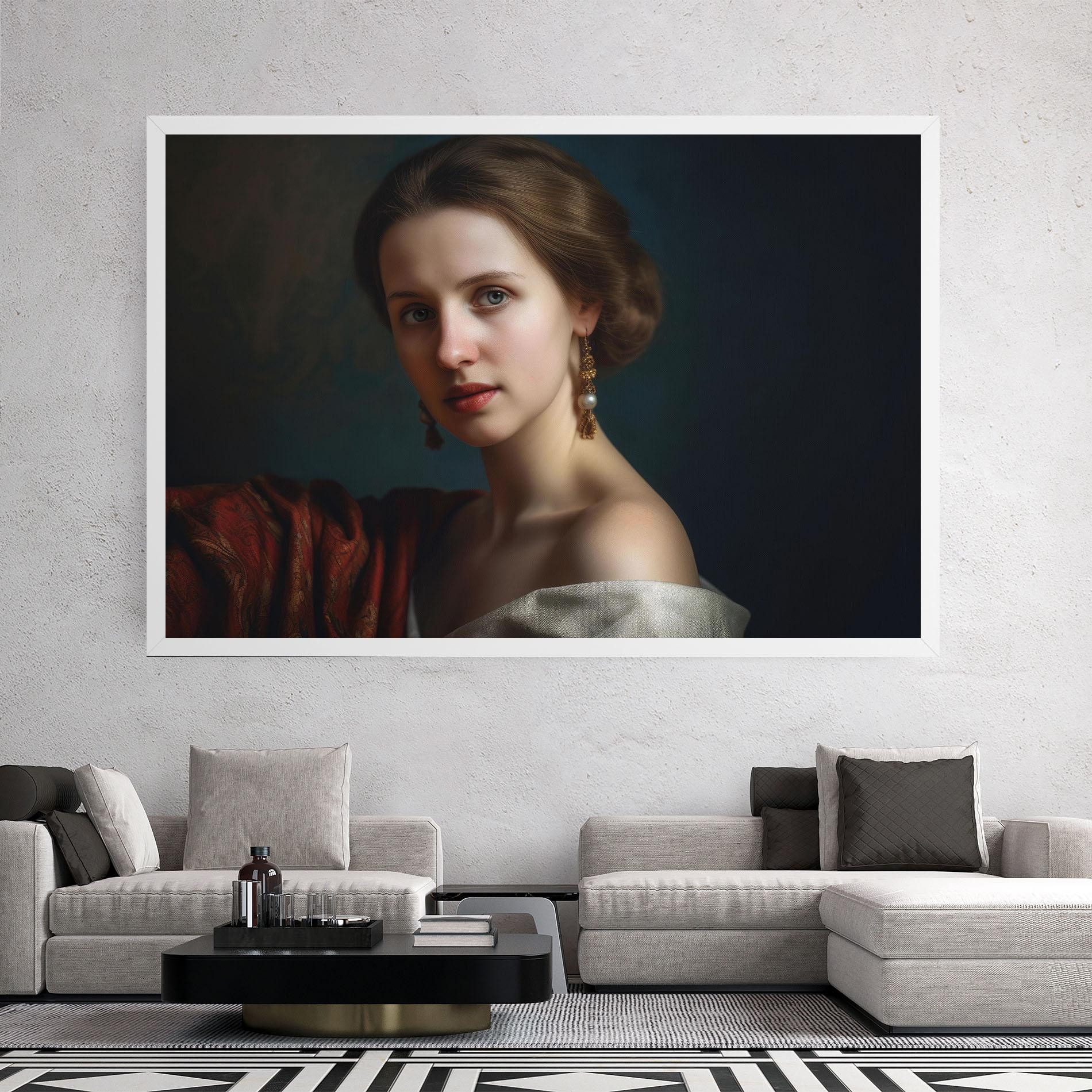 Leinwandbild Classical Painting mockup 2