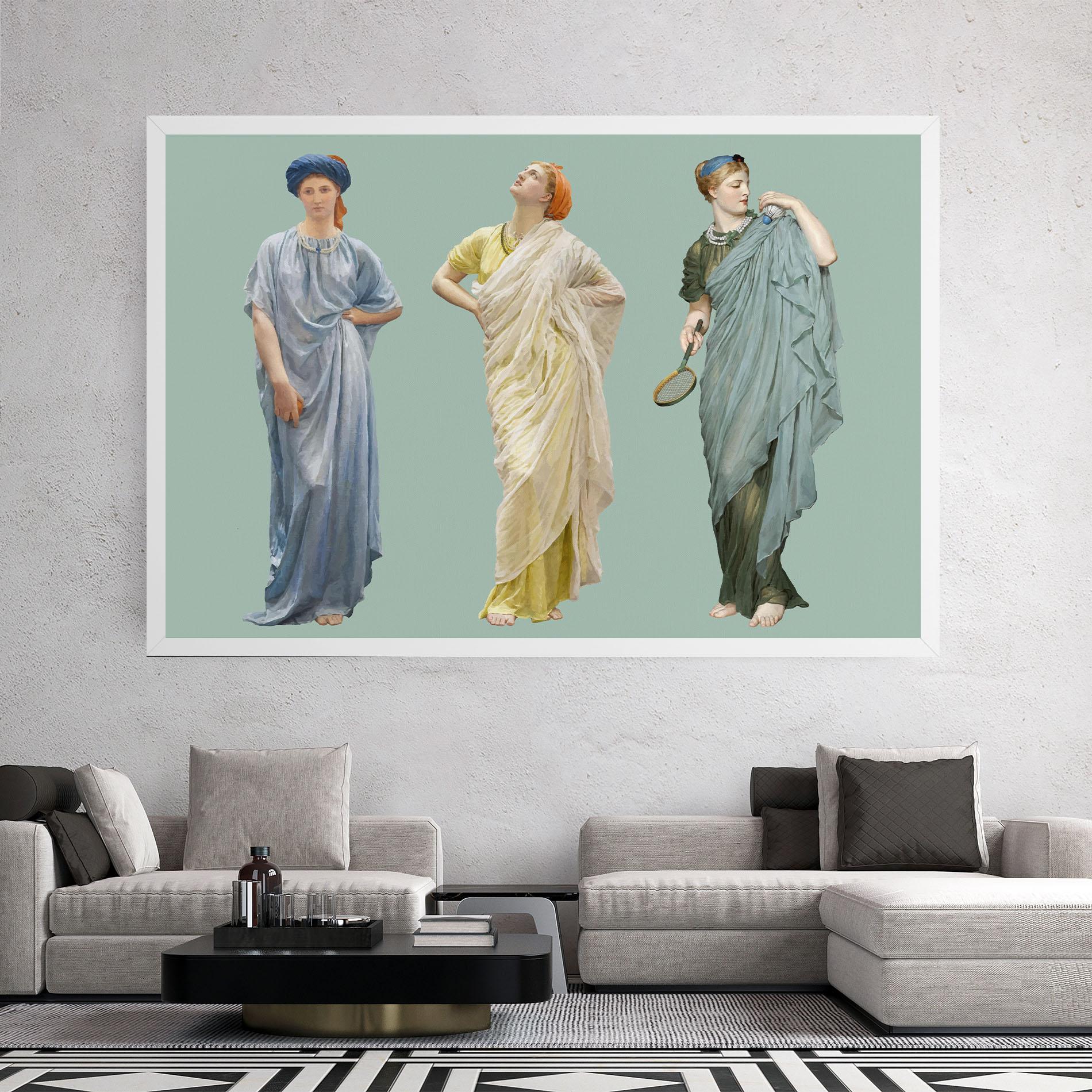 Leinwandbild Vintage Looking Up mockup 2