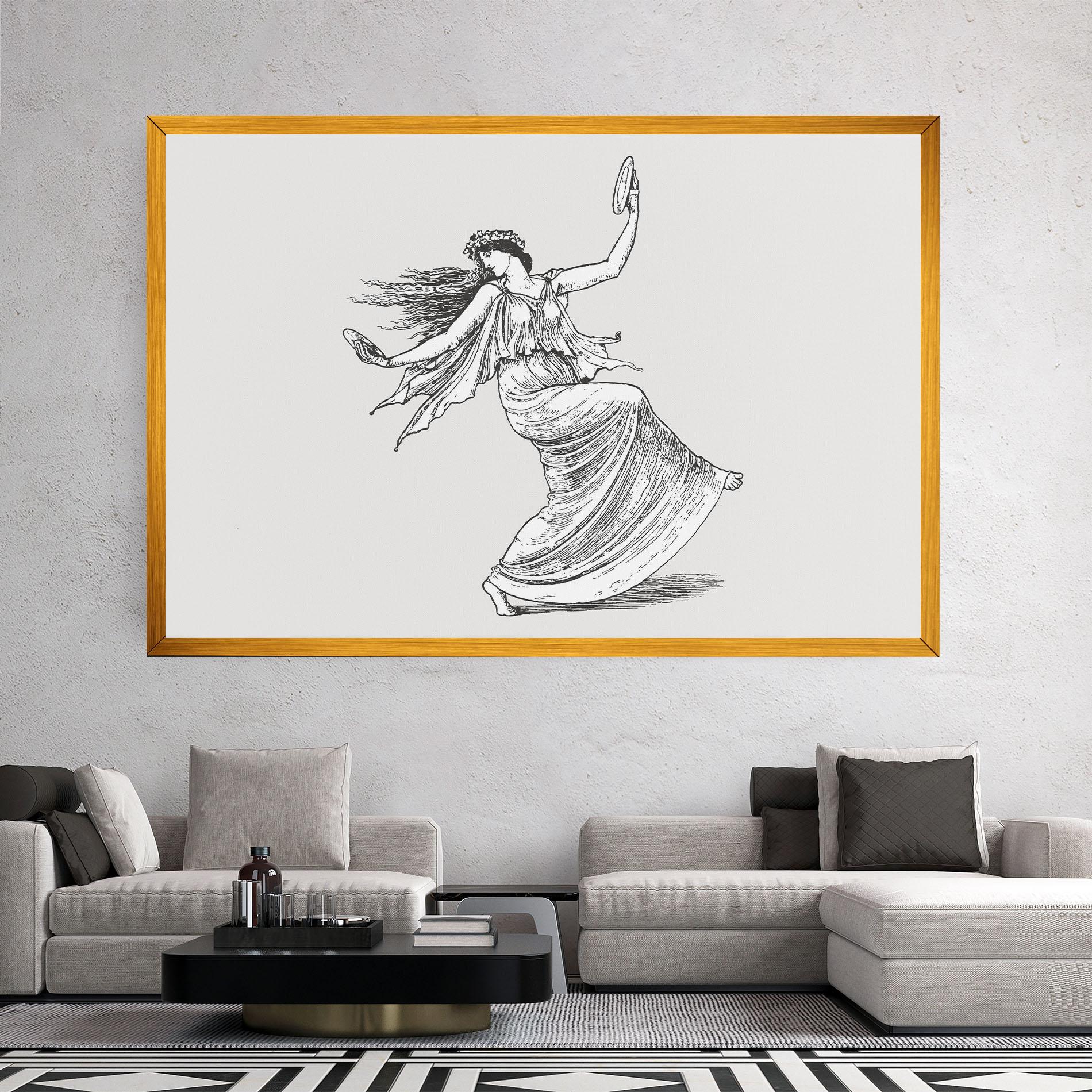 Leinwandbild Vintage Dance mockup 2