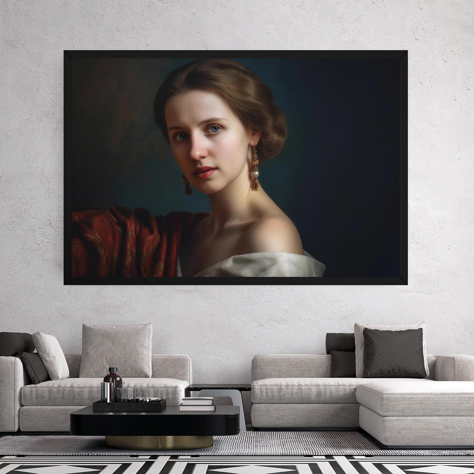 Leinwandbild Classical Painting mockup 2
