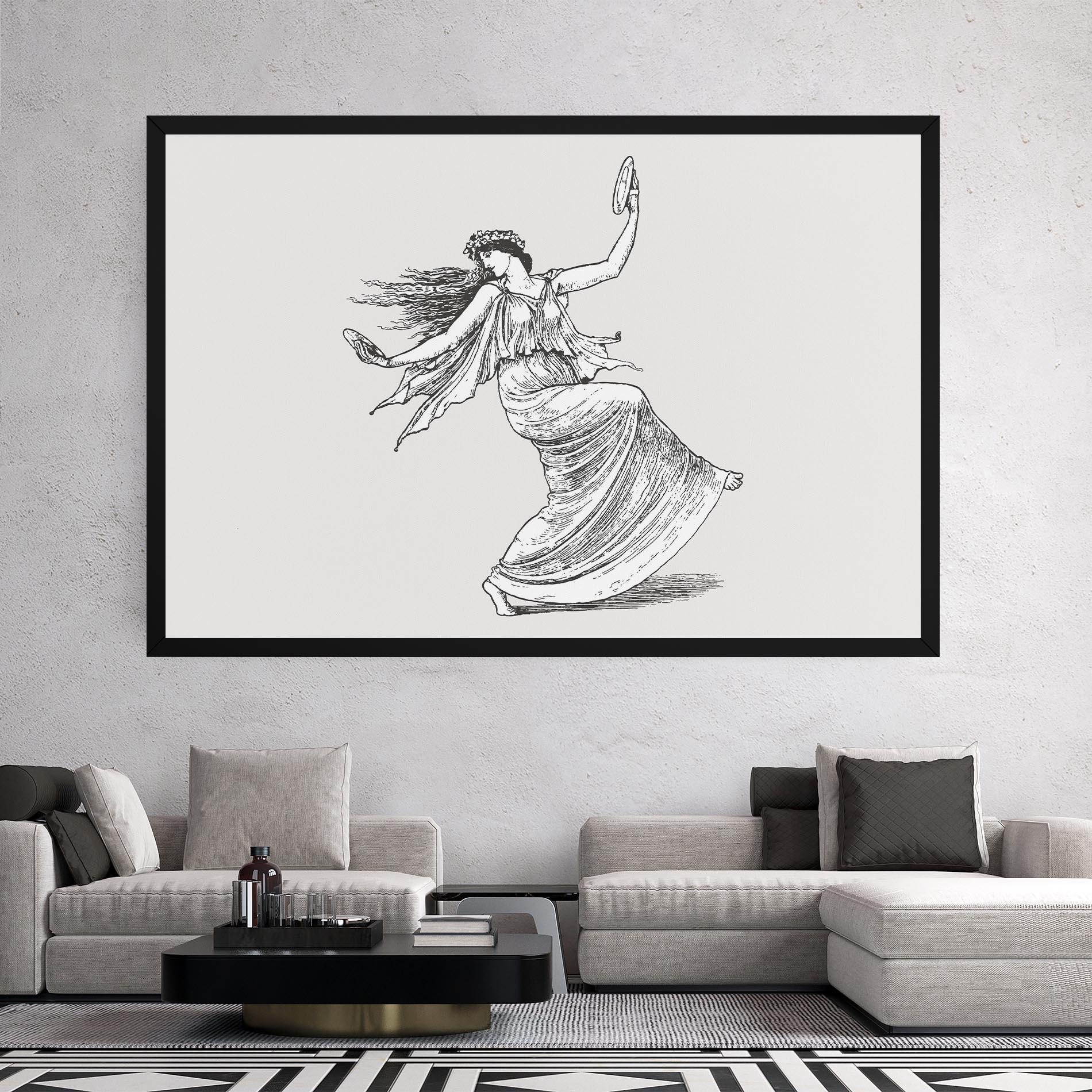 Leinwandbild Vintage Dance mockup 2