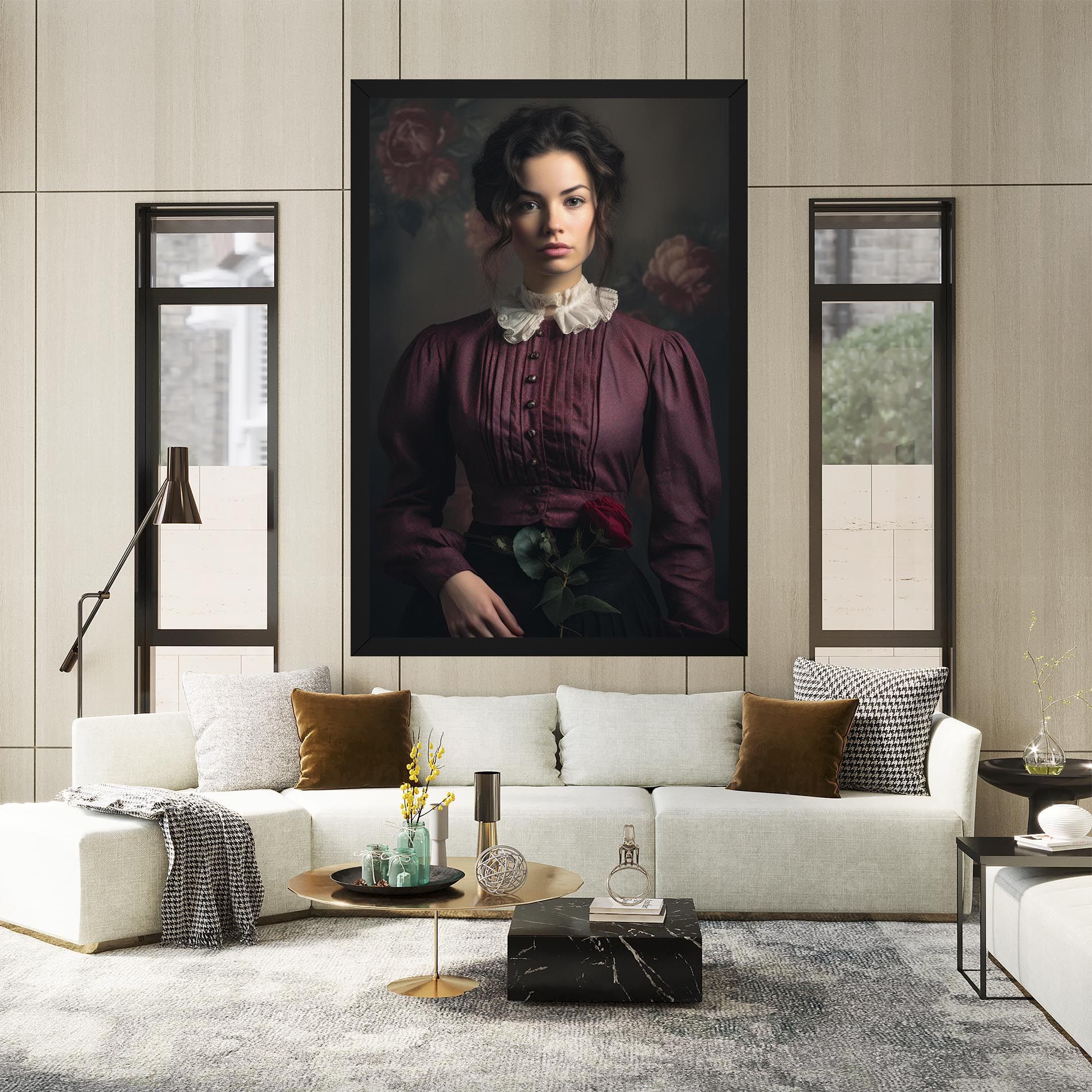 Holding Vintage Rose mockup 2