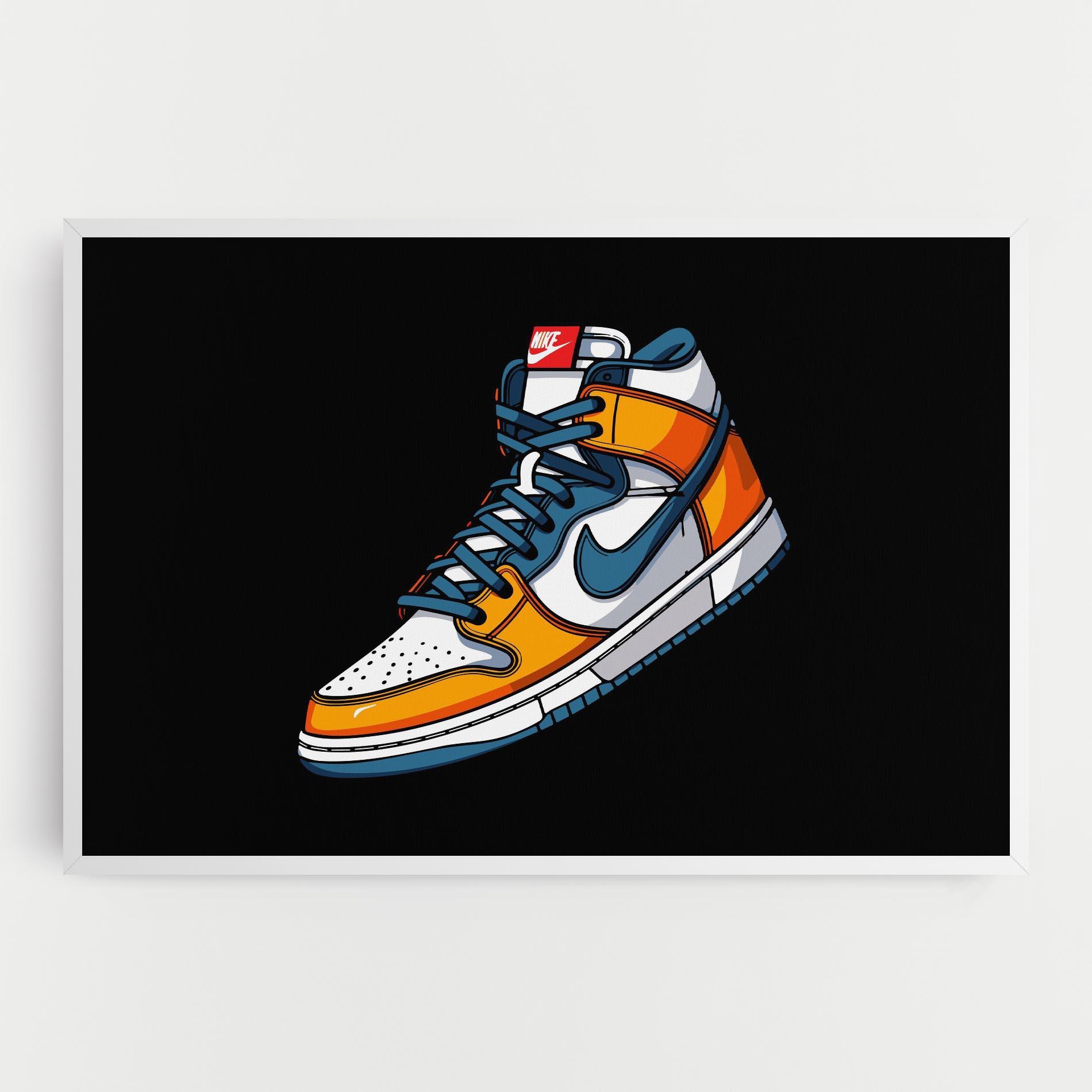 Leinwandbild Nike Shoe mockup 0