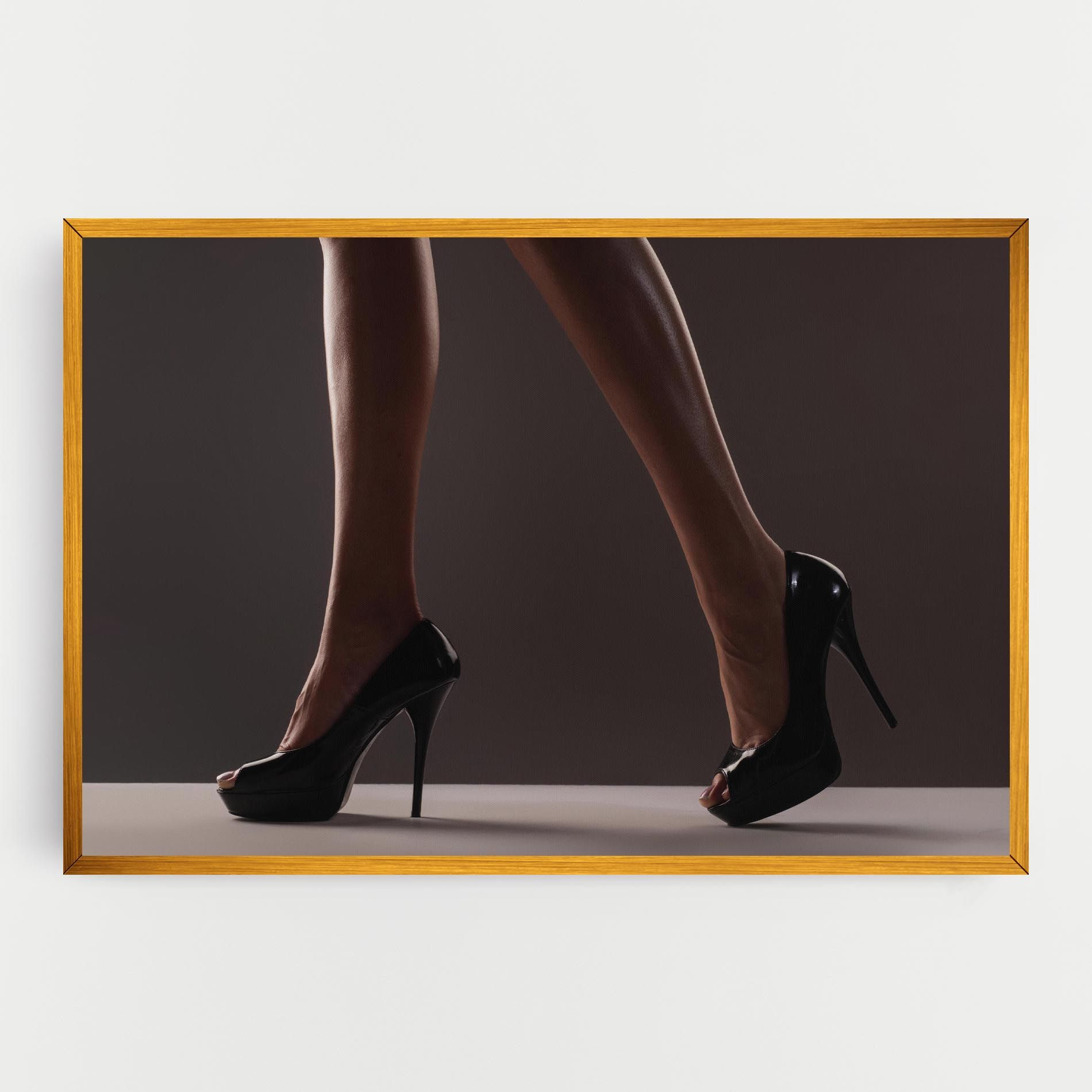 Black High Heels mockup 0