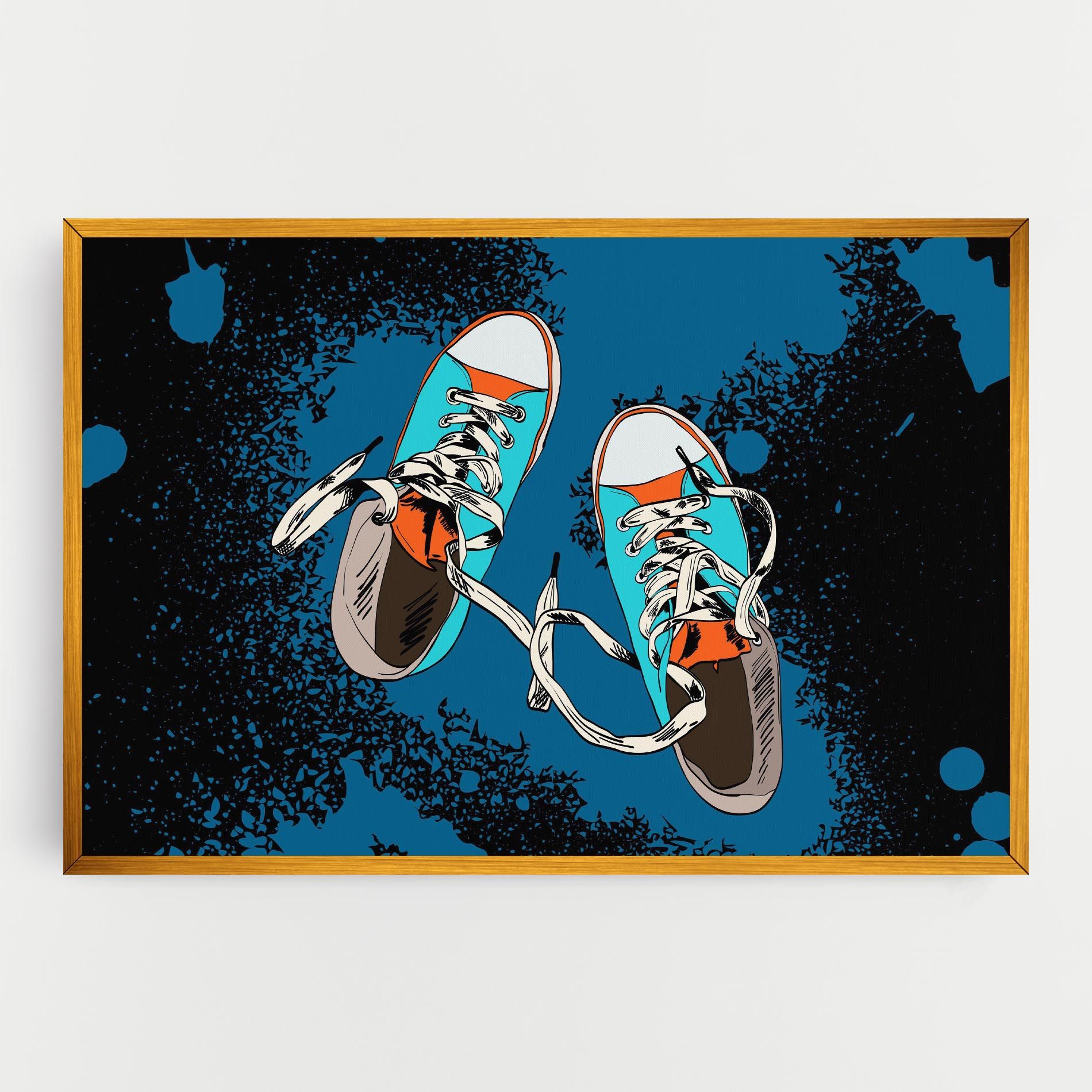 Blue Shoes Splash mockup 0
