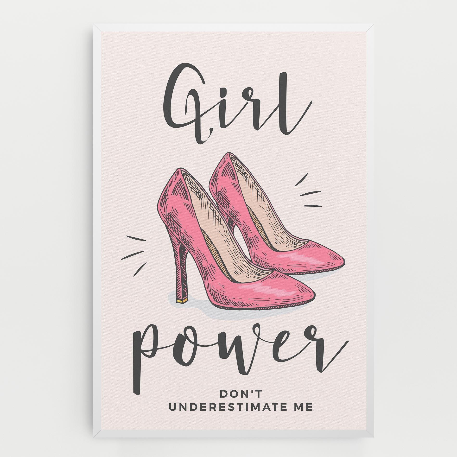 Leinwandbild Girl Power mockup 0