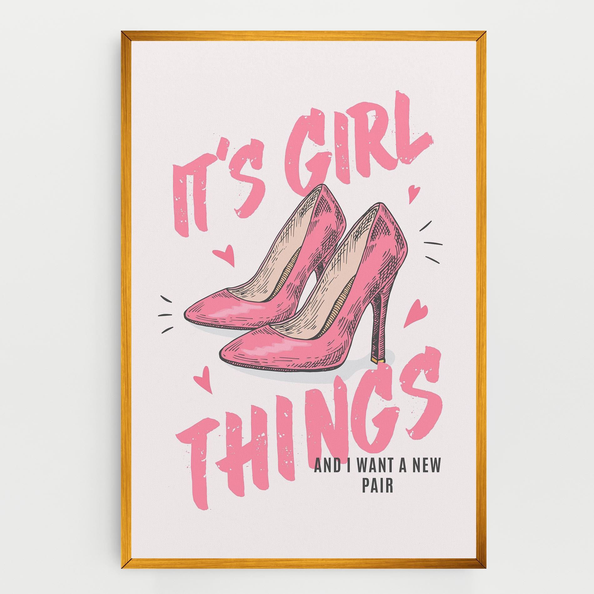 Leinwandbild Girl Things mockup 0