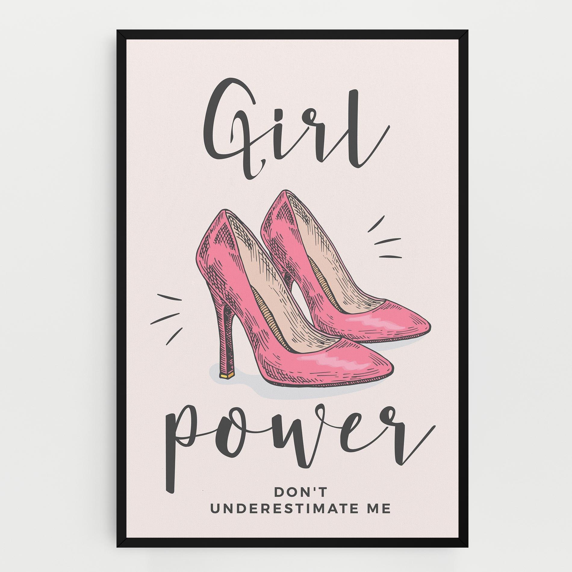Leinwandbild Girl Power mockup 0