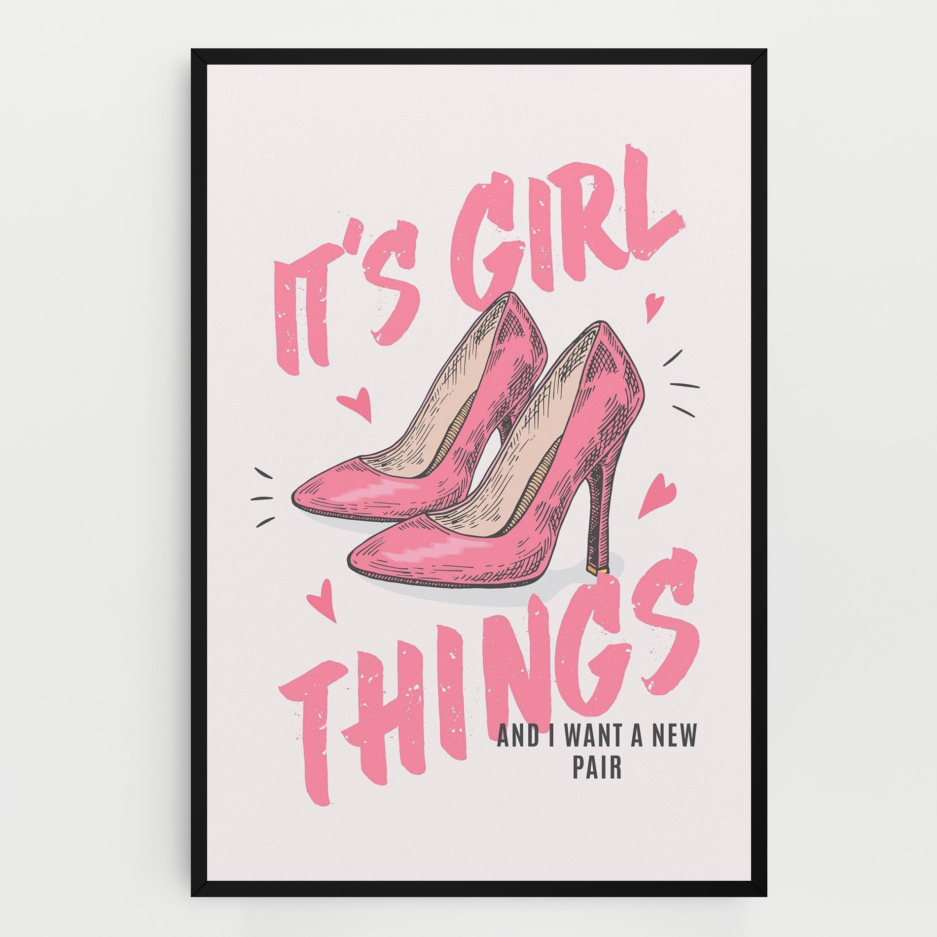 Leinwandbild Girl Things mockup 0
