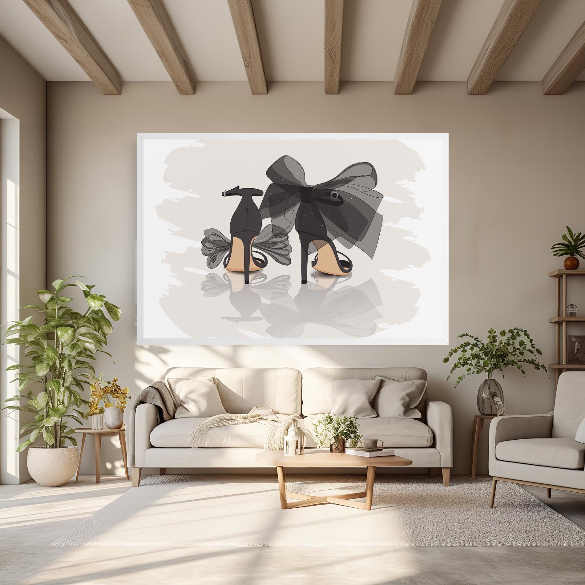 Black Bow Heels mockup 6