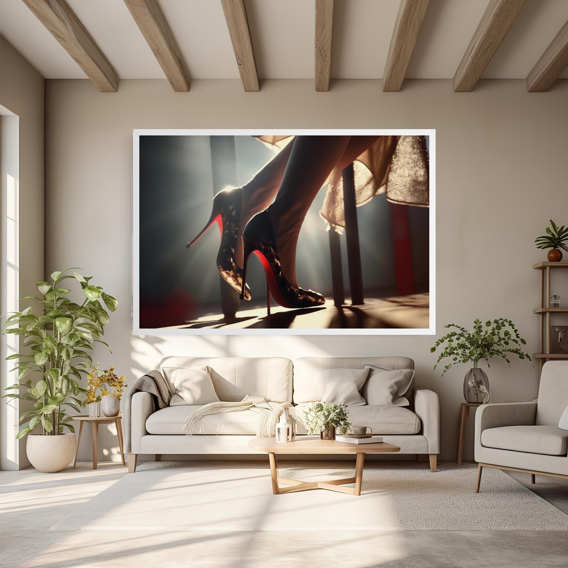 Leinwandbild Heels In The Sun mockup 6