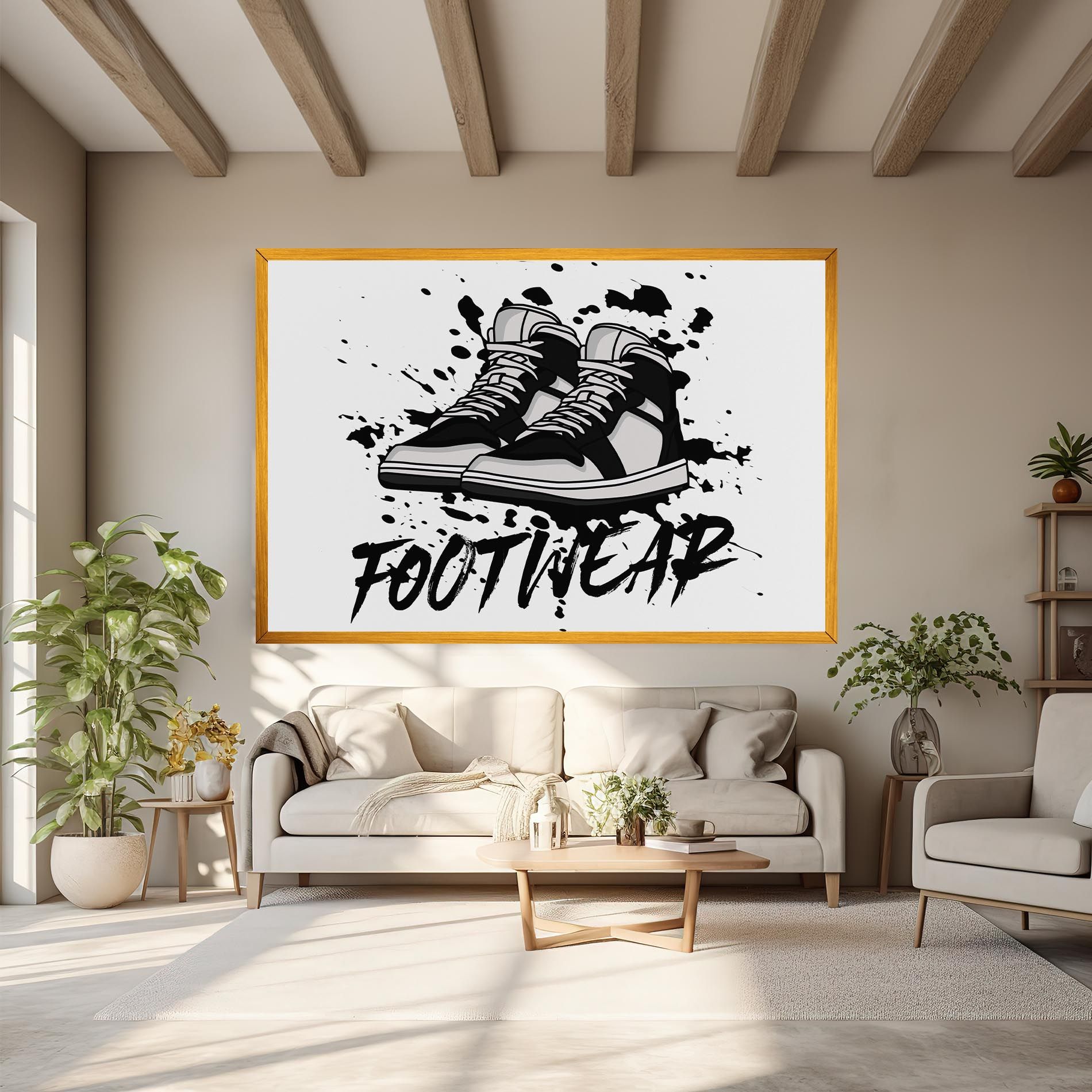 Black Footwear mockup 6