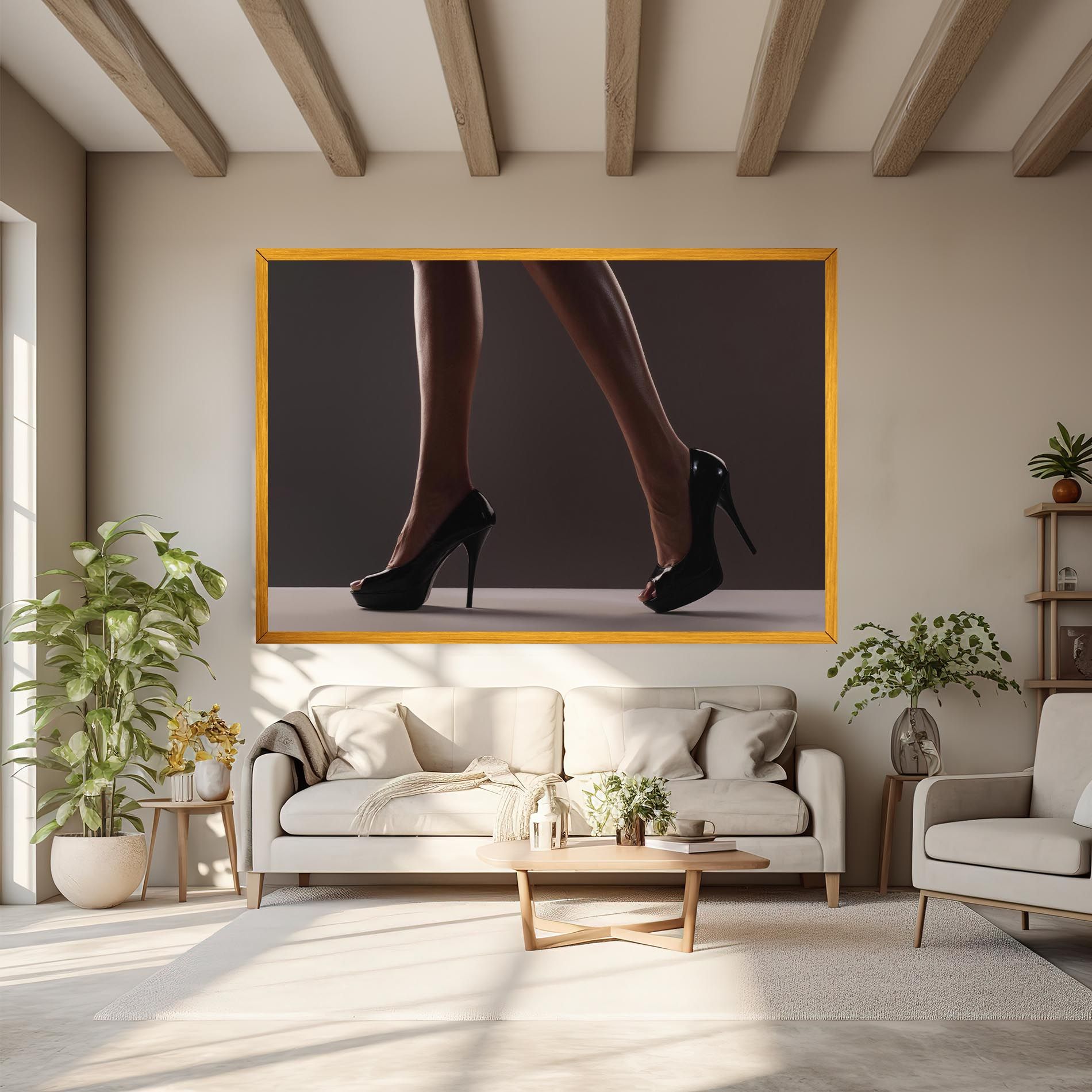 Black High Heels mockup 6