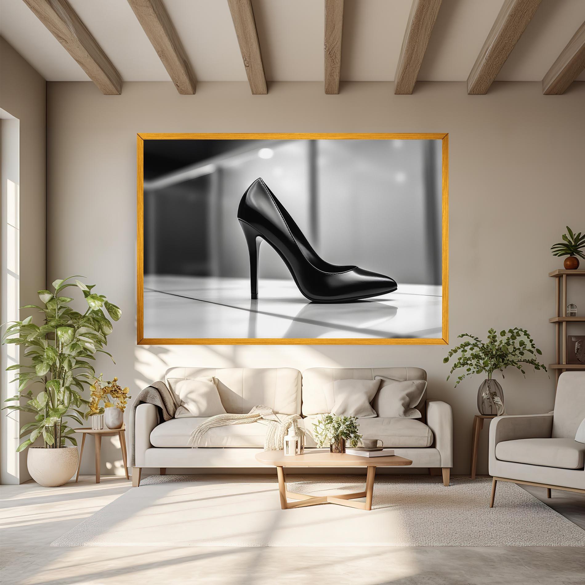 Leinwandbild Black Unique Design mockup 6