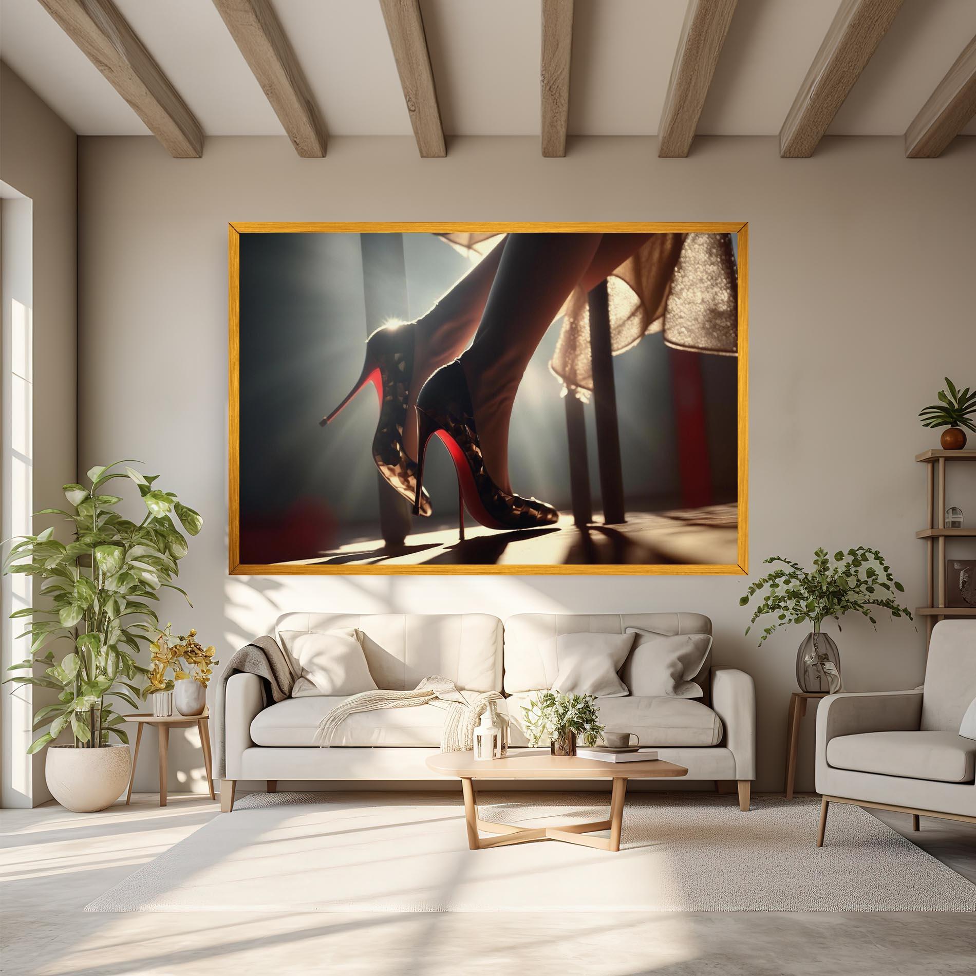 Leinwandbild Heels In The Sun mockup 6