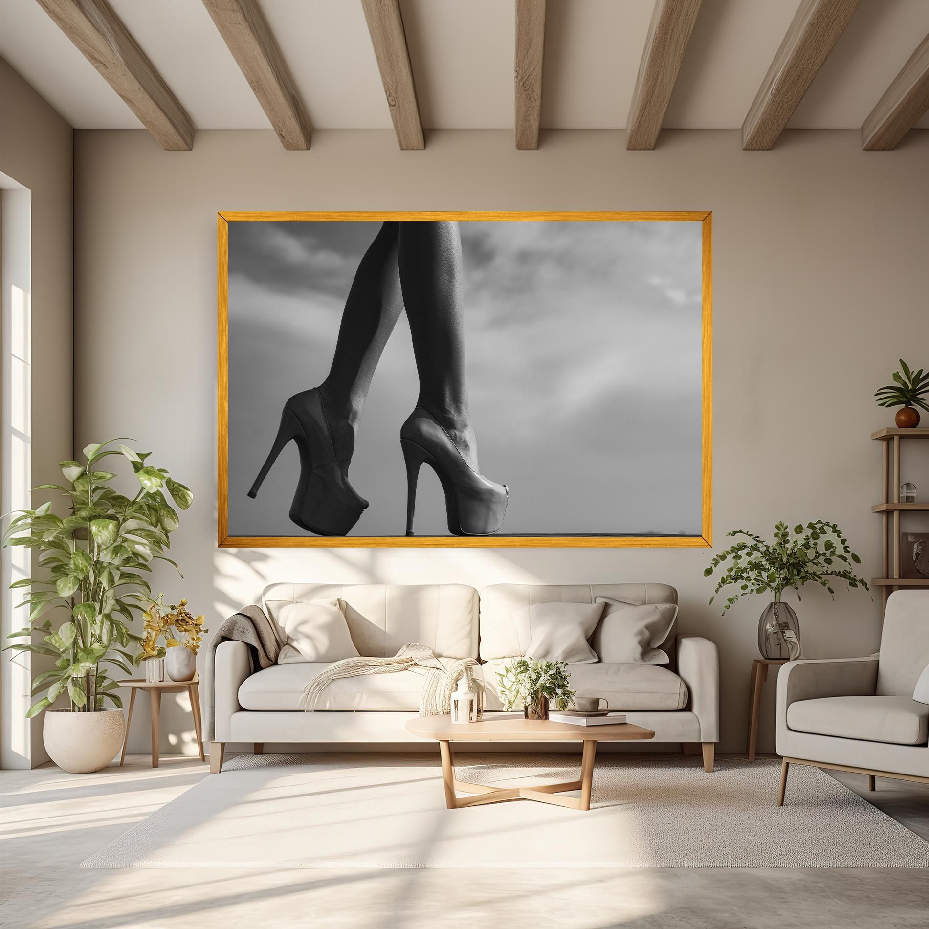 Heels Sky Background mockup 6