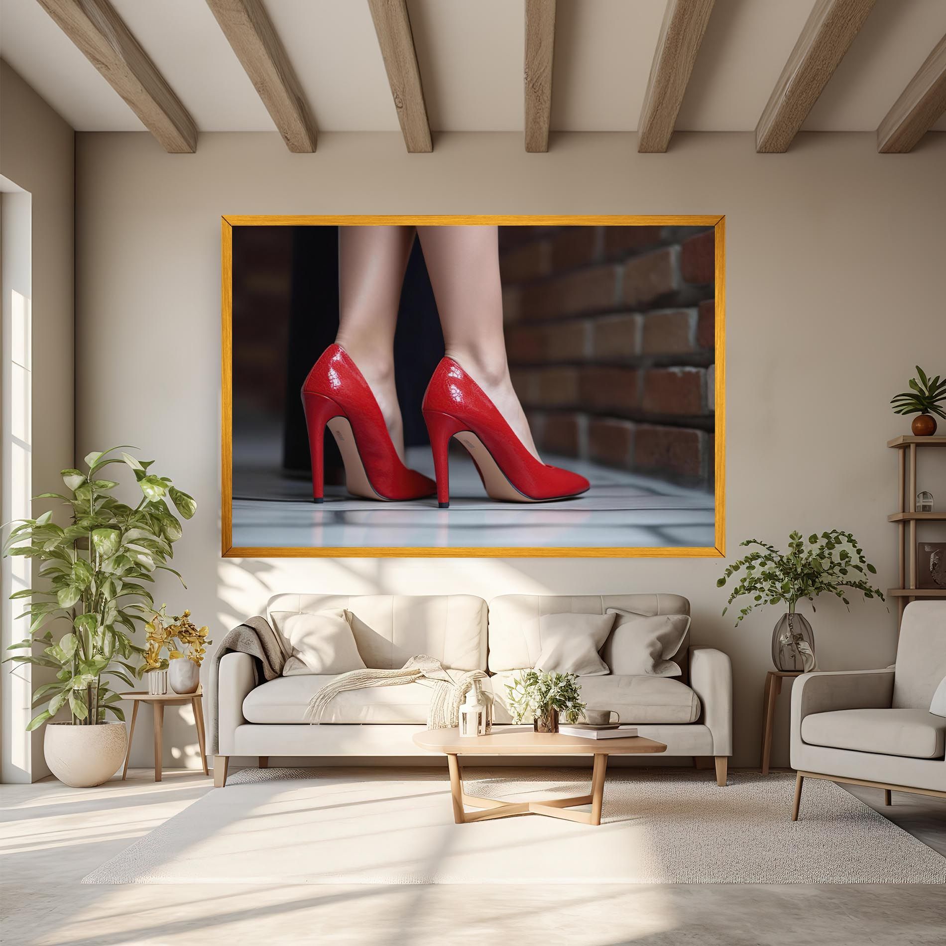 Sexy Red Heels mockup 6