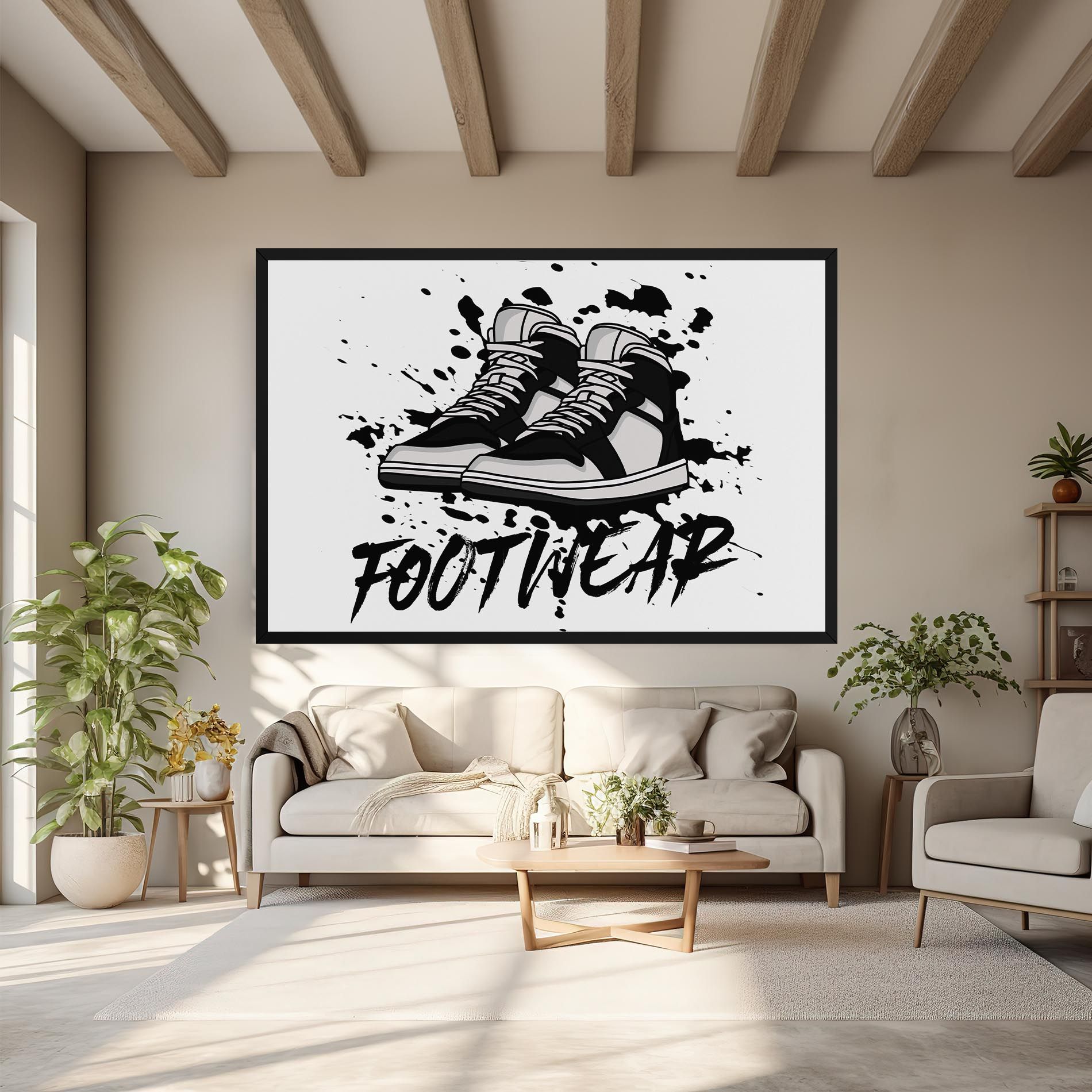 Black Footwear mockup 6