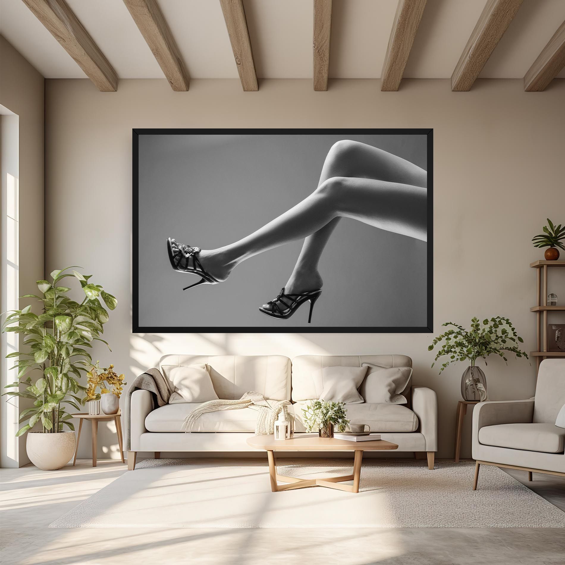 Black Shoes On Grey mockup 6