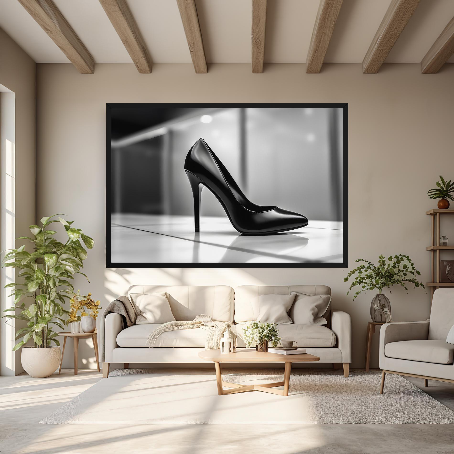 Leinwandbild Black Unique Design mockup 6