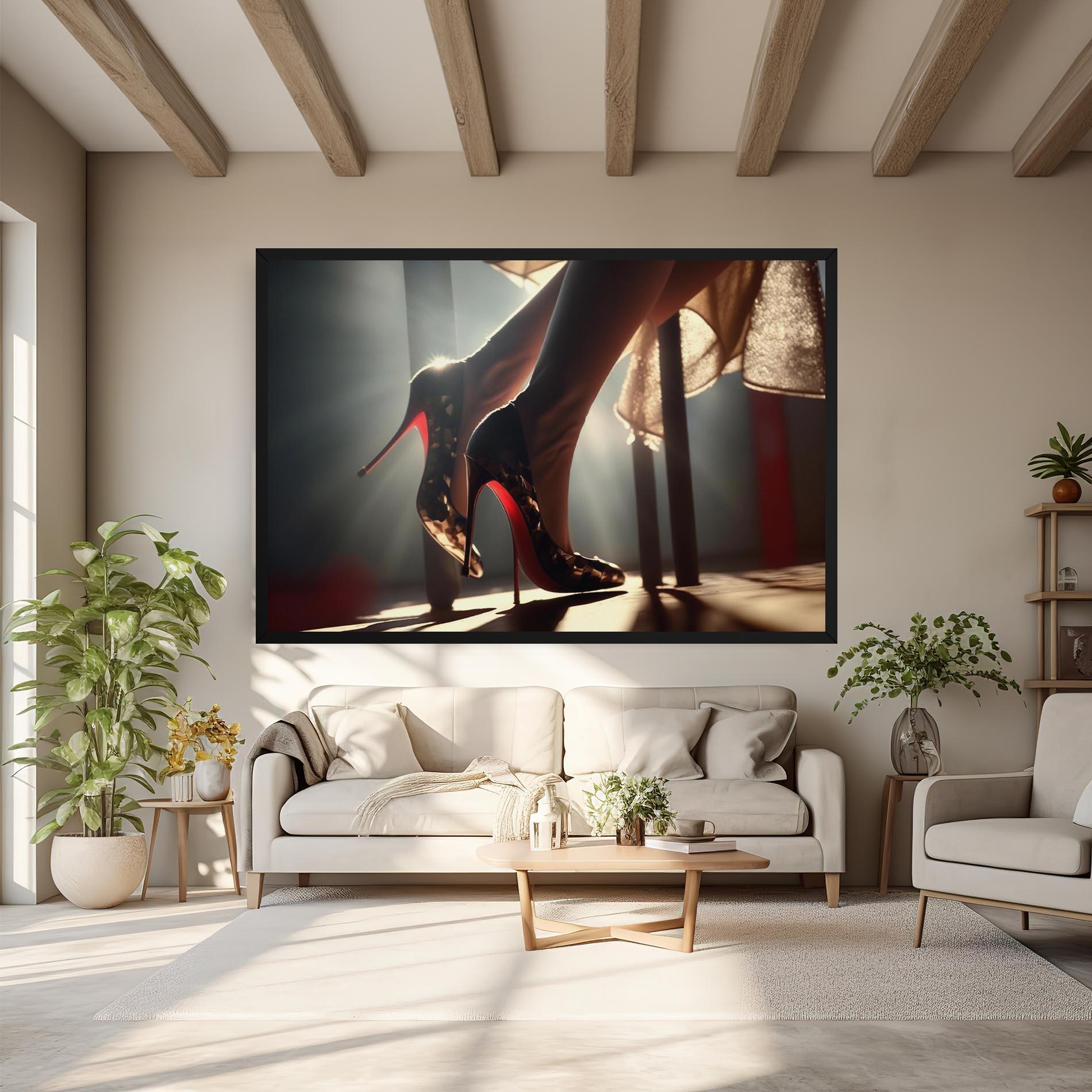 Leinwandbild Heels In The Sun mockup 6
