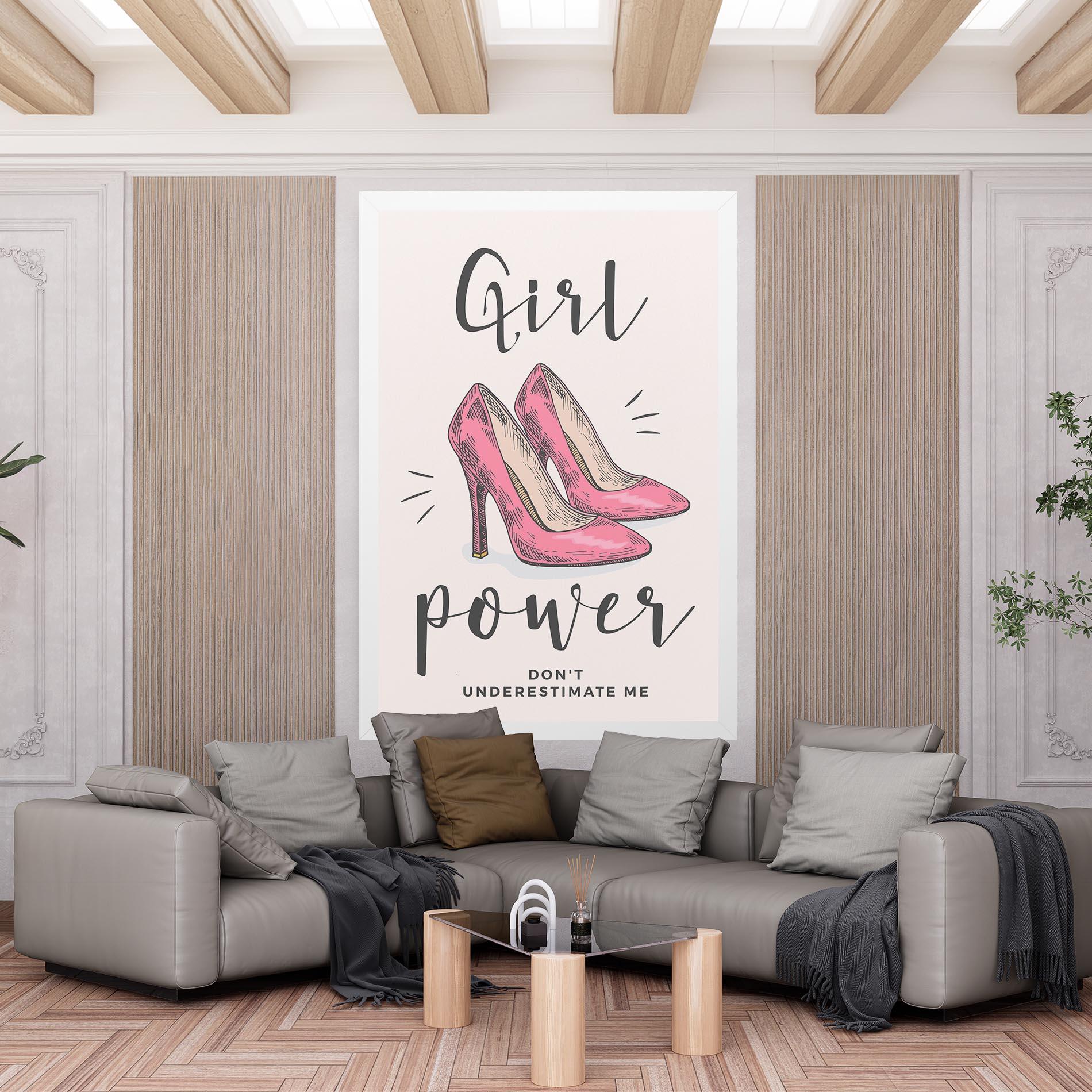Leinwandbild Girl Power mockup 6