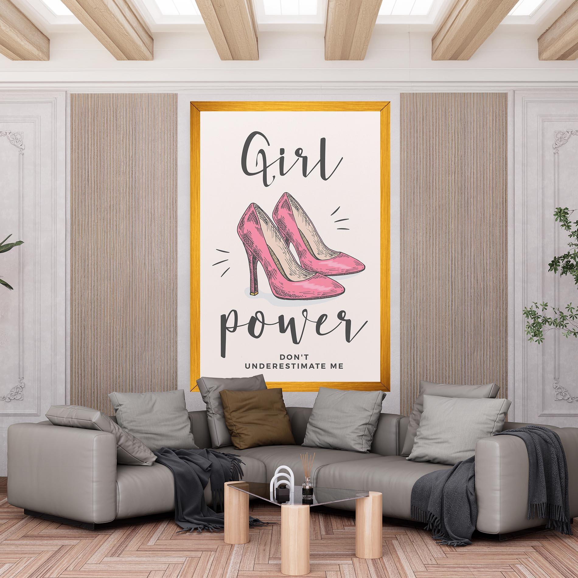 Leinwandbild Girl Power mockup 6