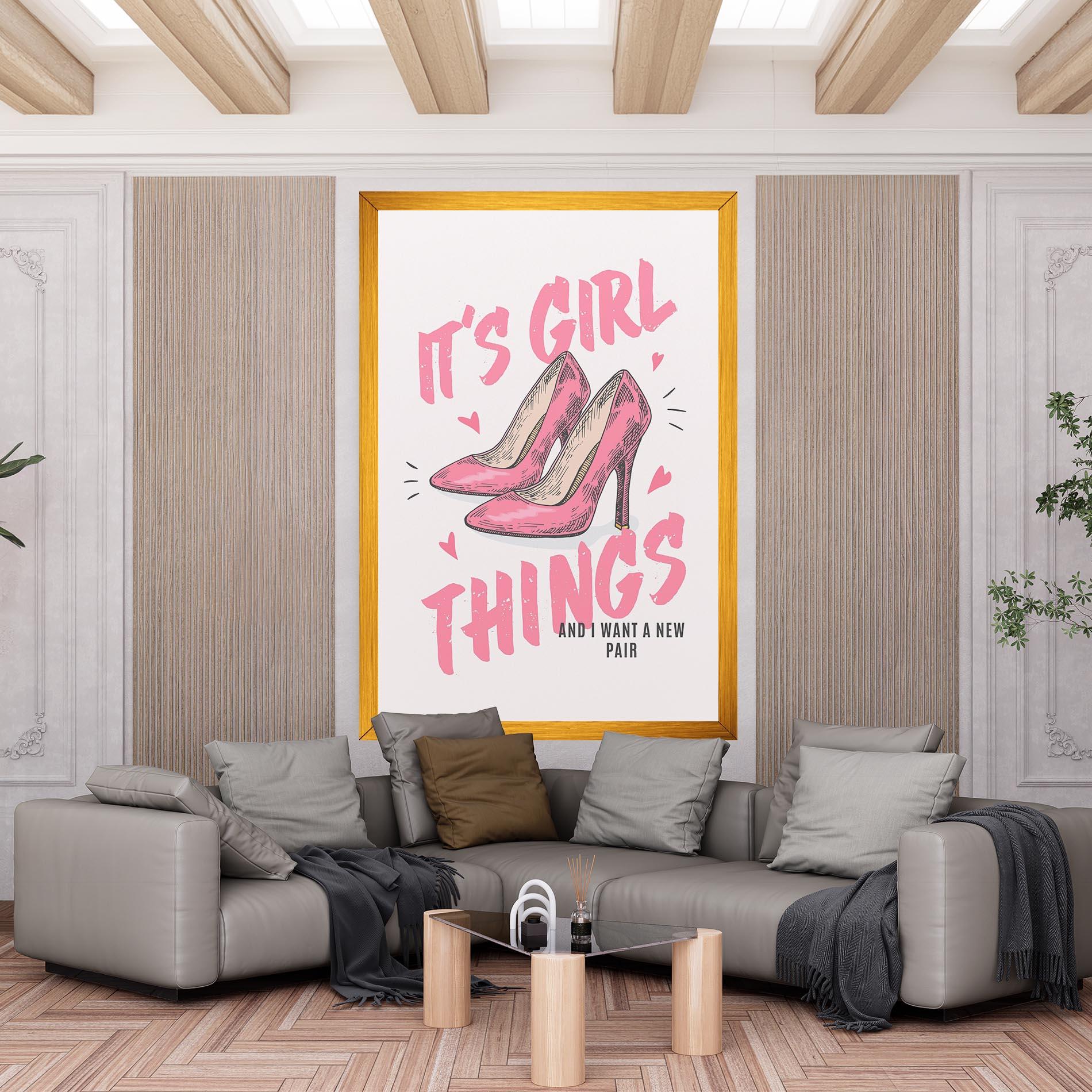 Leinwandbild Girl Things mockup 6
