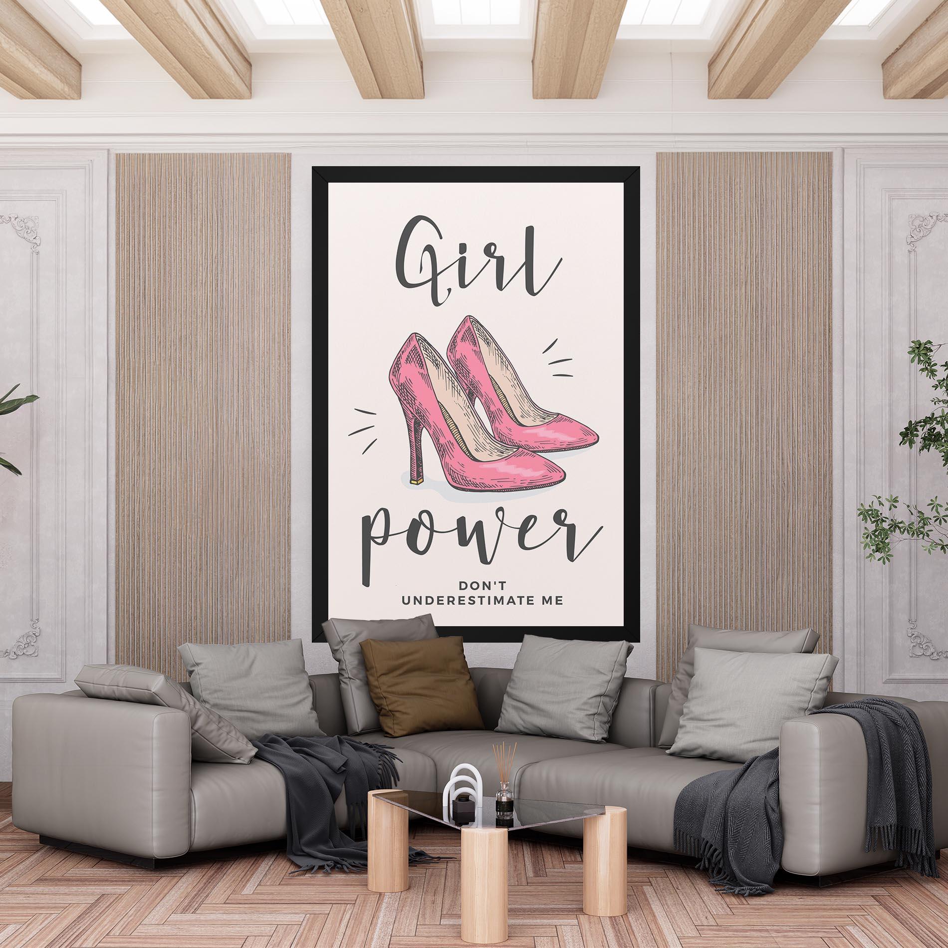 Leinwandbild Girl Power mockup 6
