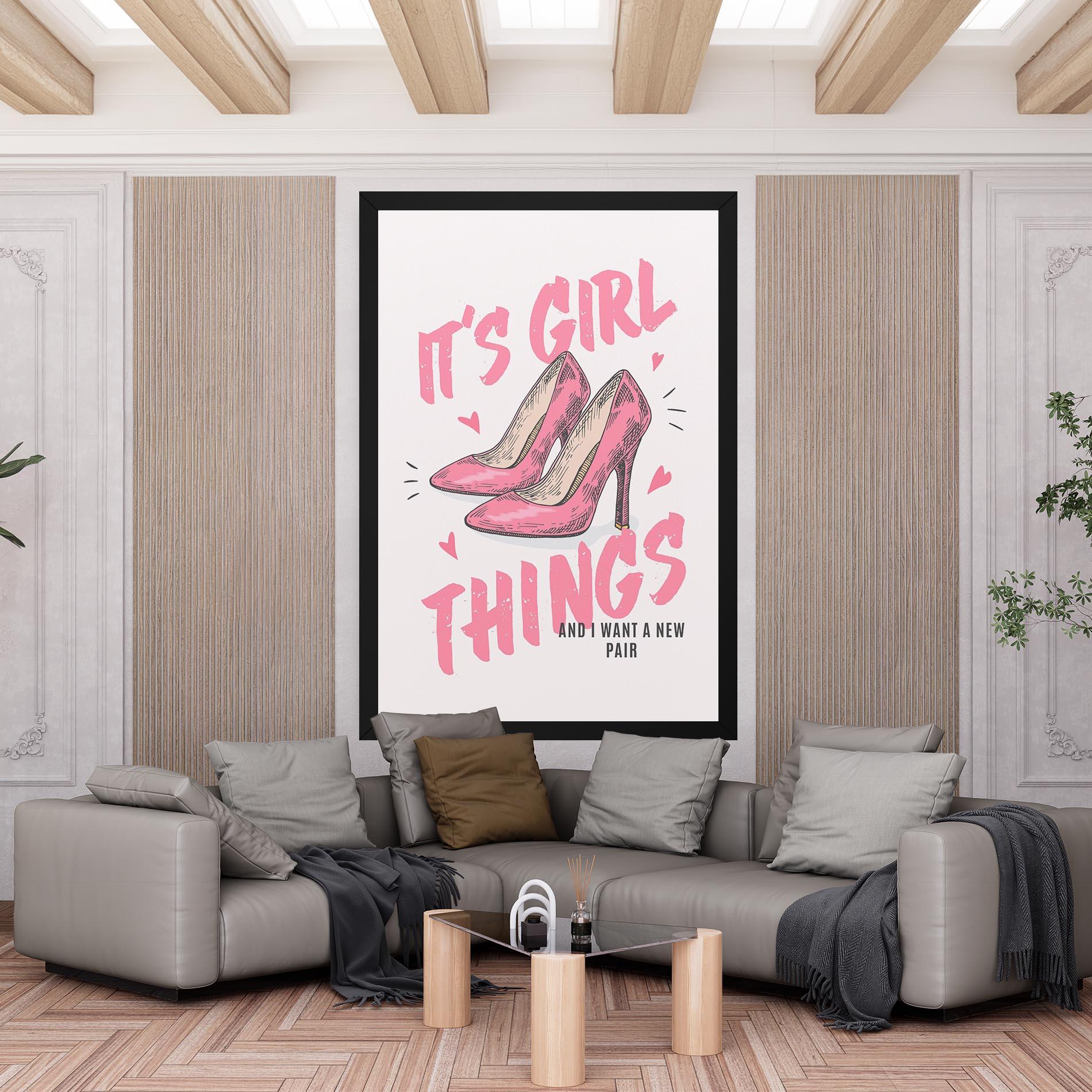 Leinwandbild Girl Things mockup 6