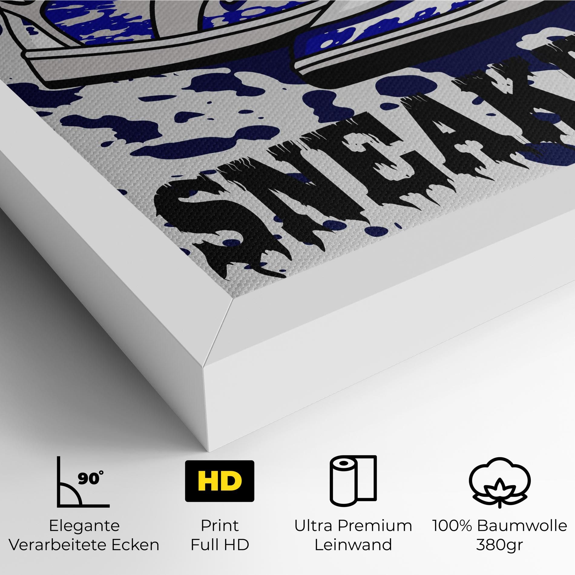 Dark Blue Sneakers mockup 4