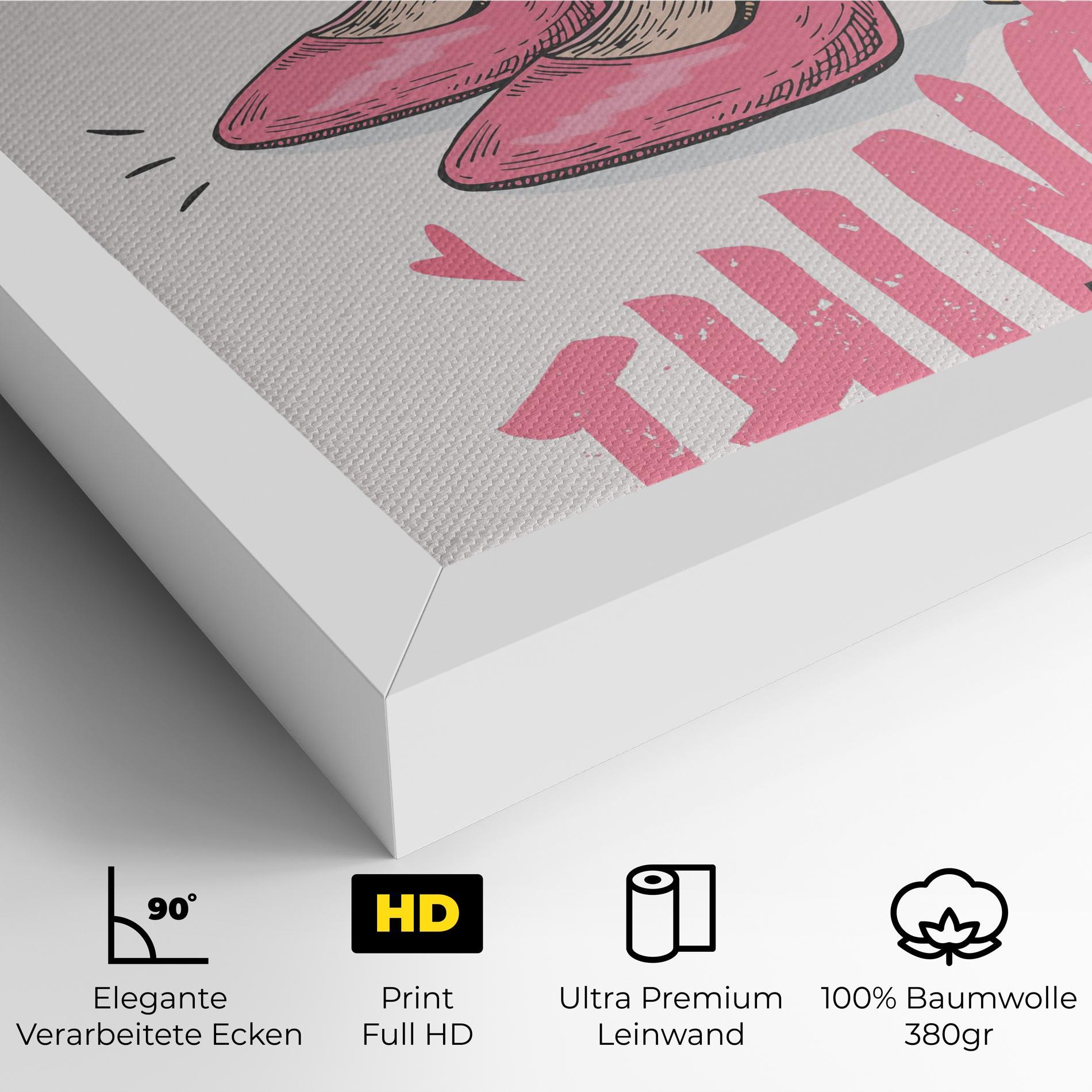 Leinwandbild Girl Things mockup 4